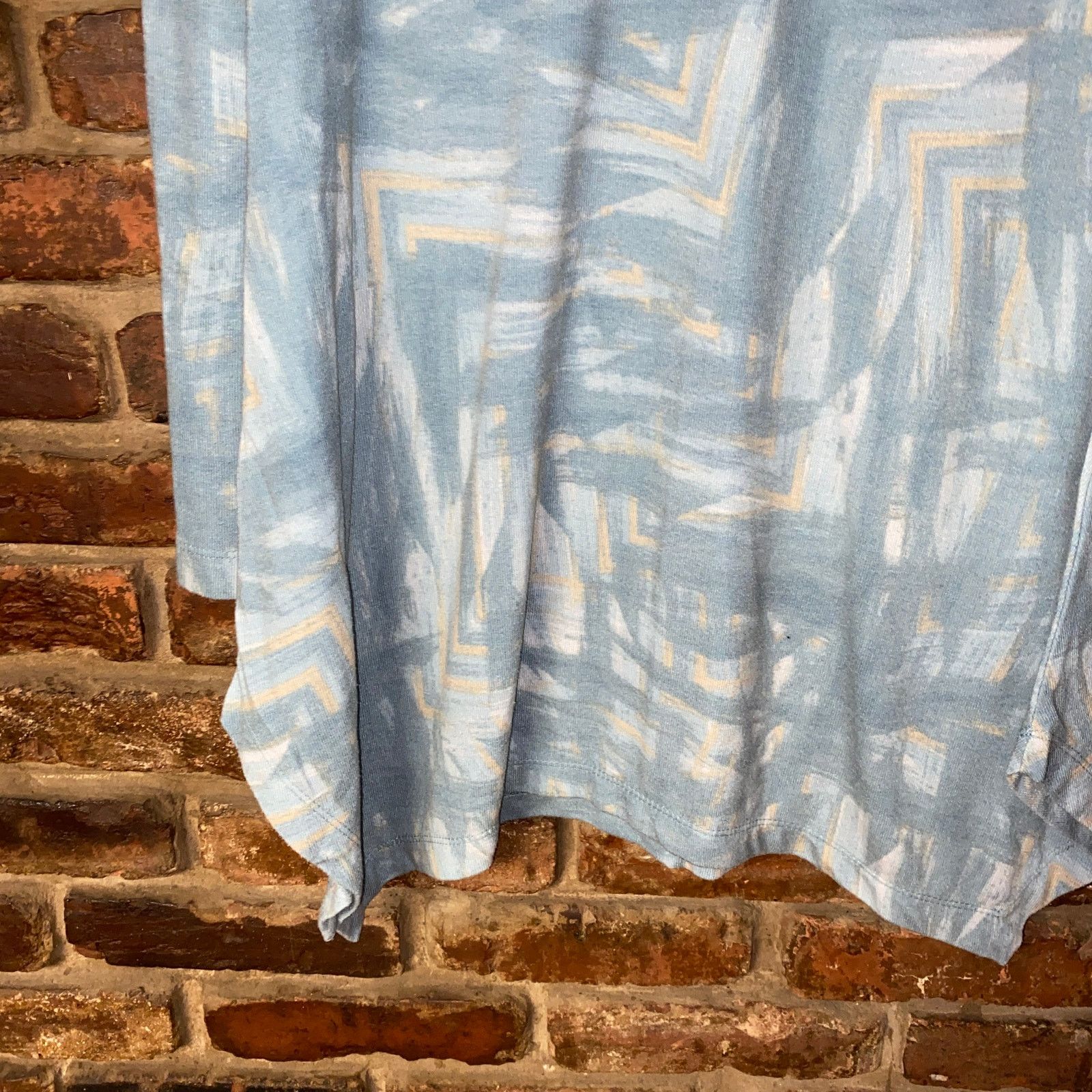 Other Philosophy Blue Barrow Print Sharkbite Sweatshirt Small Size S / US 4 / IT 40 - 3 Thumbnail