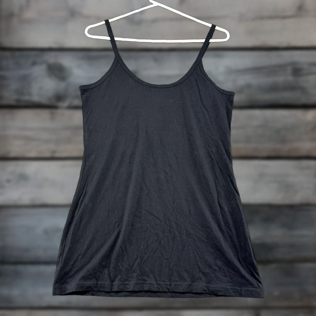 Ocean Pacific VINTAGE Ocean Pacific Tank Women XL Black Spaghetti Straps Lightweight Basic Summer Spring Leather? Size XL / US 12-14 / IT 48-50 - 1 Thumbnail