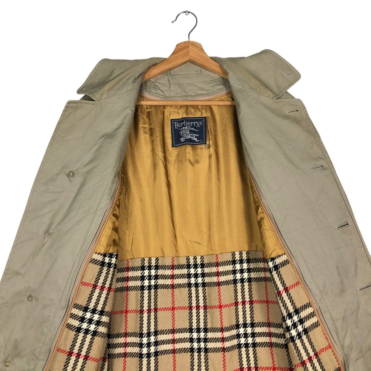 Burberry × Vintage 🔥VINTAGE BURBERRYS TRENCH COATS LONG JACKET NOVA CHECK Size US L / EU 52-54 / 3 - 15 Thumbnail
