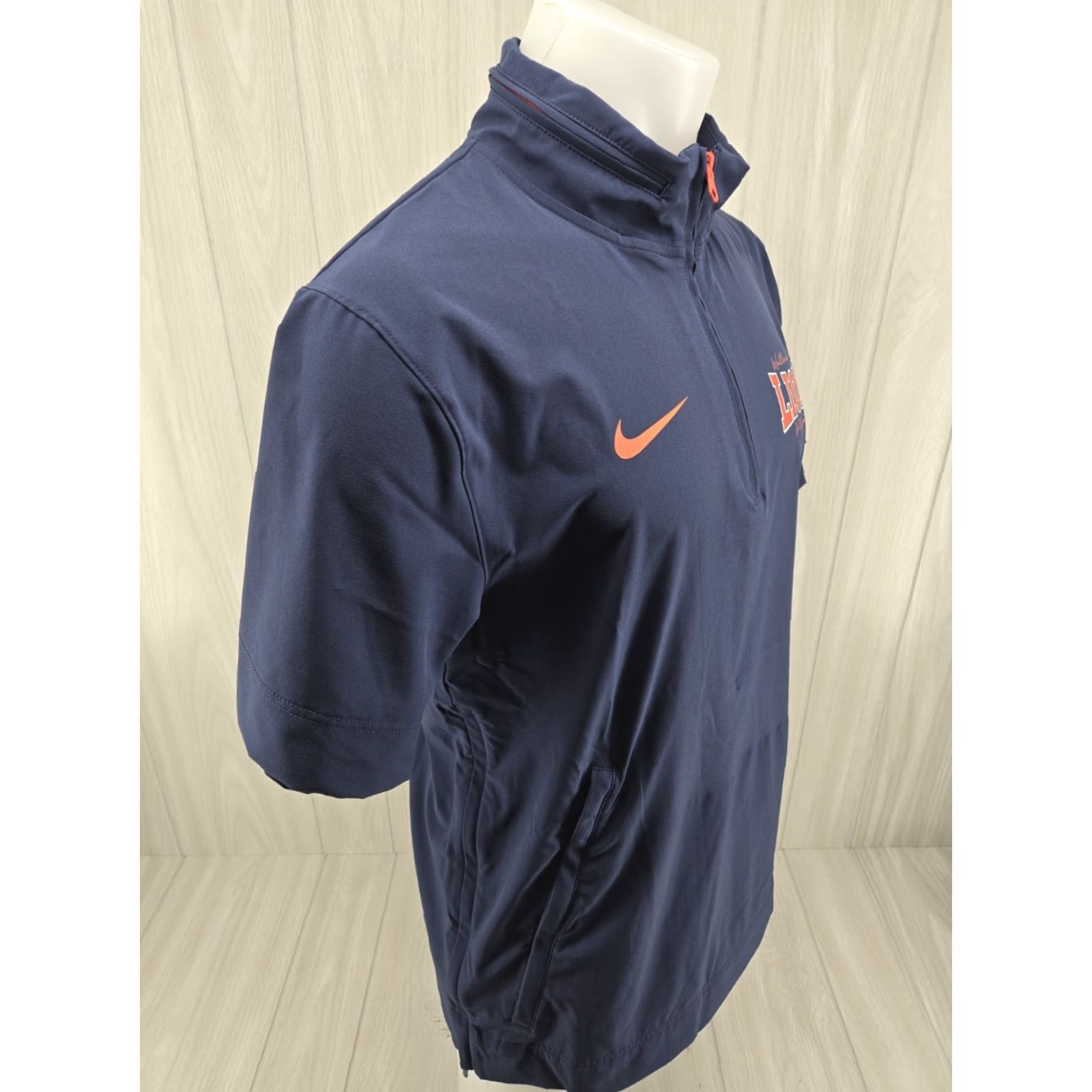 Nike Nike Wallace State Valleyball Windbreaker Jacket S Blue 1/4 Zip Men’s Small Size US S / EU 44-46 / 1 - 7 Thumbnail
