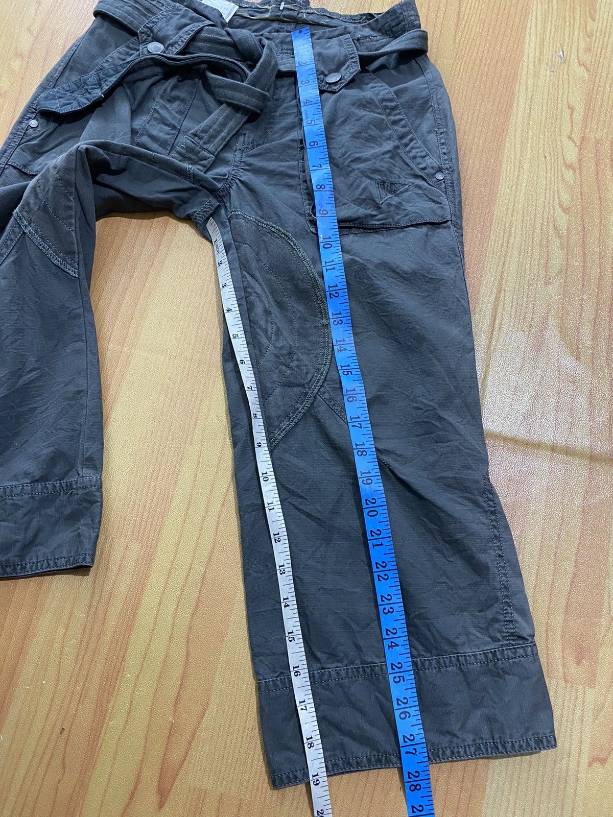 Diesel × Vintage 2000s Diesel Industry army cargo pants Size US 27 - 11 Thumbnail