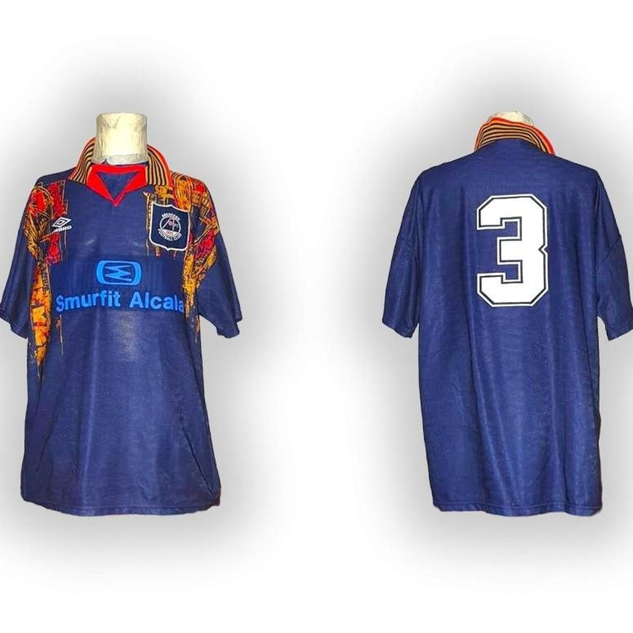 Fc Aberdeen Scotland UK 1994 1995 1996 Away Shirt Jersey