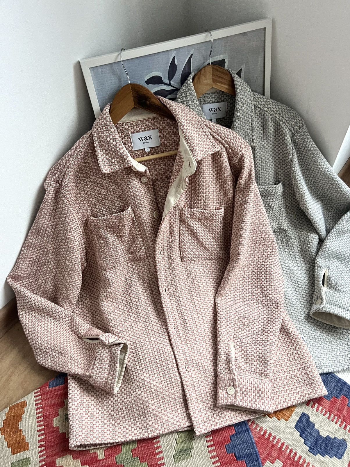 Universal Works Wax London SS24 Stephney Whiting Overshirt Blue Size US L / EU 52-54 / 3 - 17 Thumbnail