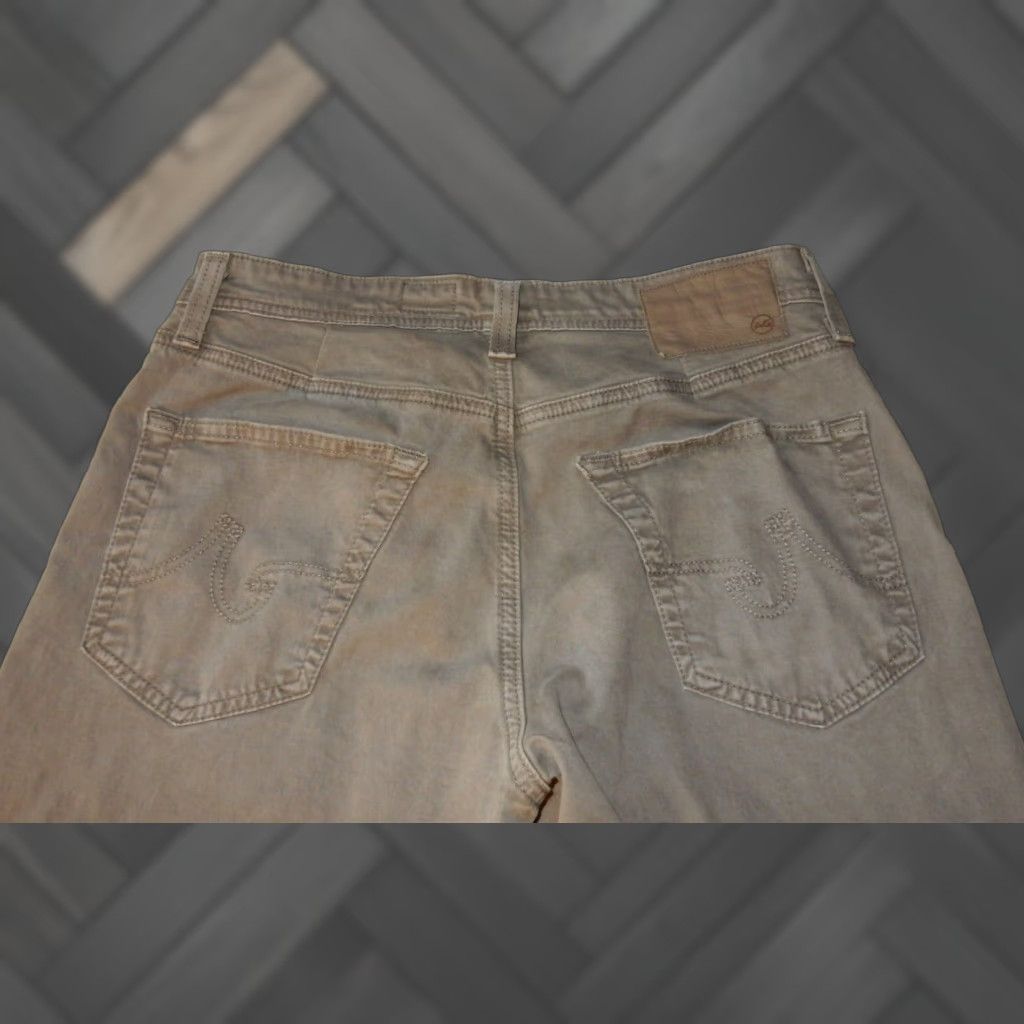 Vintage VINTAGE Adrian Goldschmeid Men's Jeans Size 29x34 Gray Slim Straight 90s Men's Size US 29 - 1 Thumbnail