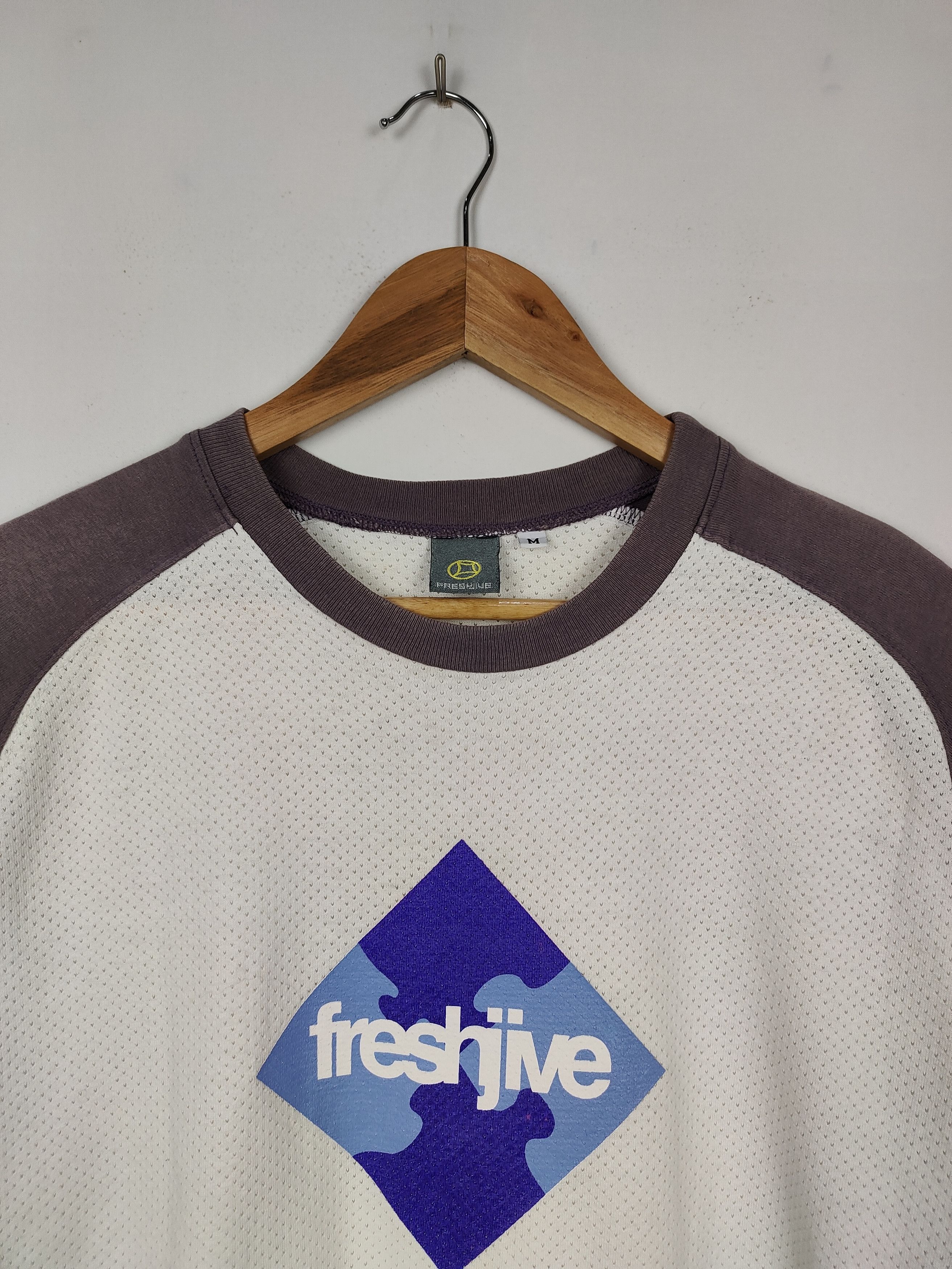Freshjive × Vintage Vintage Sunfaded Freshjive Raglan Shirt Size US M / EU 48-50 / 2 - 2 Thumbnail