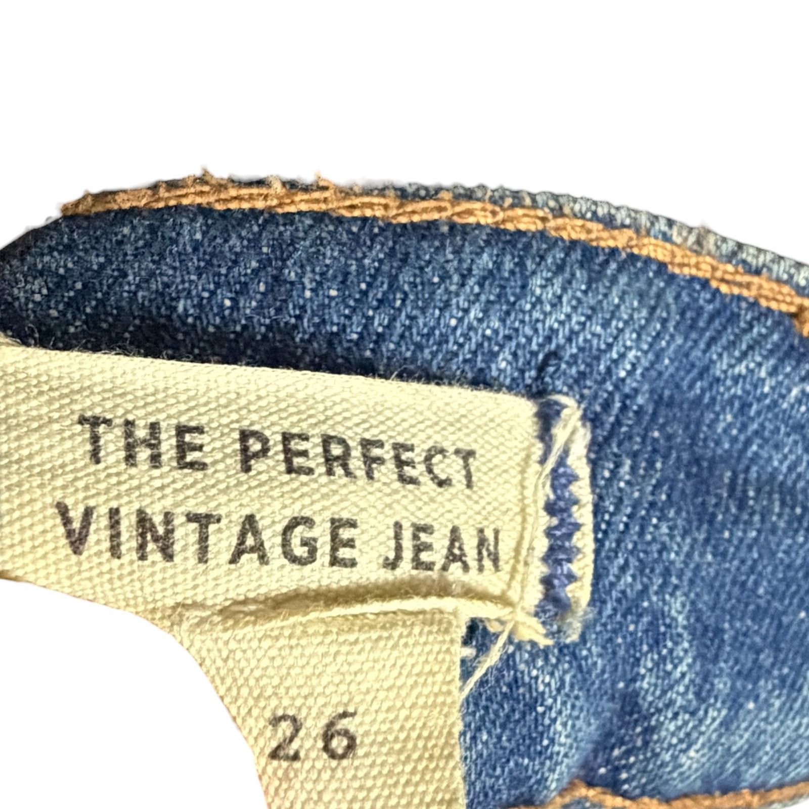 Madewell Madewell Jeans Womens 26 Blue Perfect Vintage Jean High Rise Size 26" / US 2 / IT 38 - 7 Thumbnail