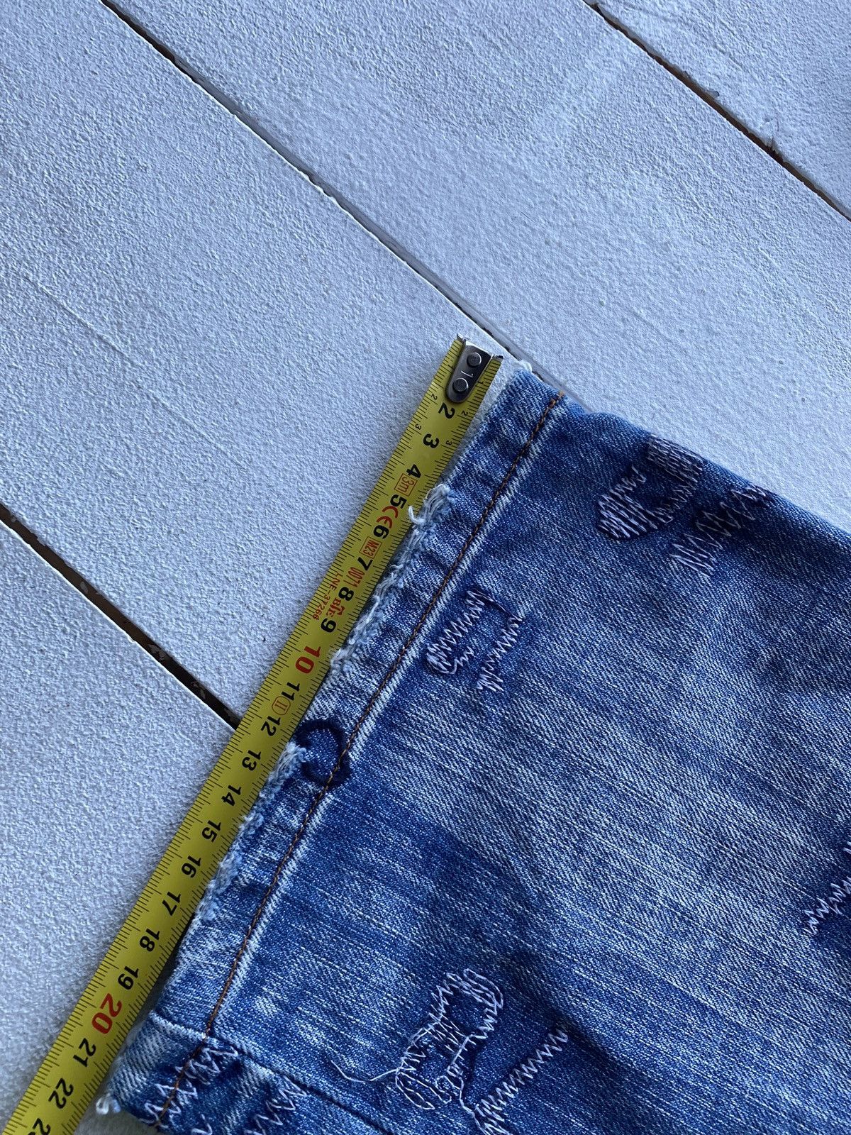 Japanese Brand × Vintage RARE Japanese y2k Opium Gothic Punk Distressed Mens Jeans Size US 30 / EU 46 - 10 Thumbnail
