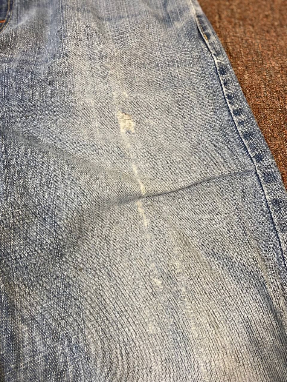 Levi's vintage levis 569 loose straight distressed denim Size US 33 - 9 Thumbnail