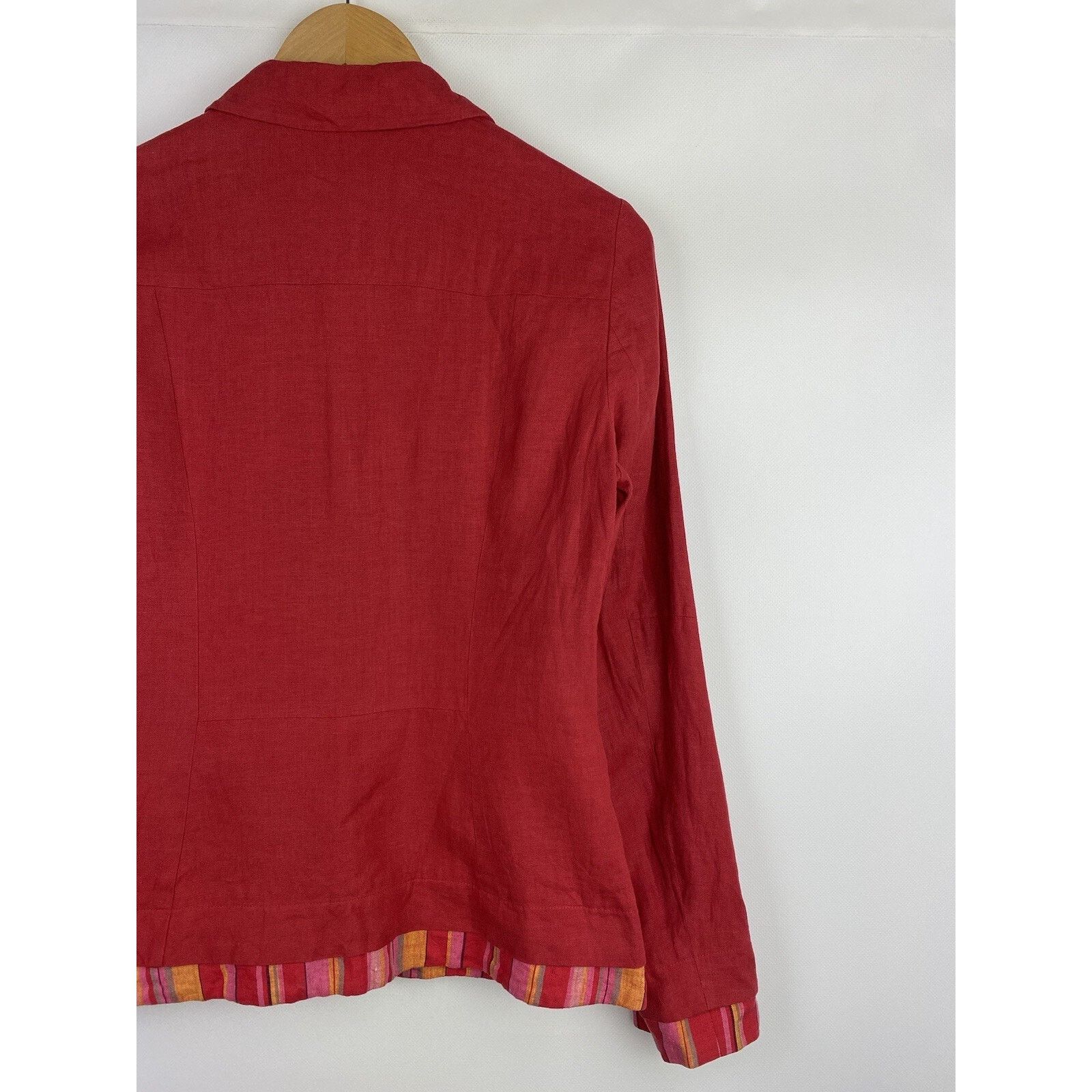 Kenzo Kenzo Jungle vintage ladies linen blazer jacket size ~ 38 Size M / US 6-8 / IT 42-44 - 14 Thumbnail
