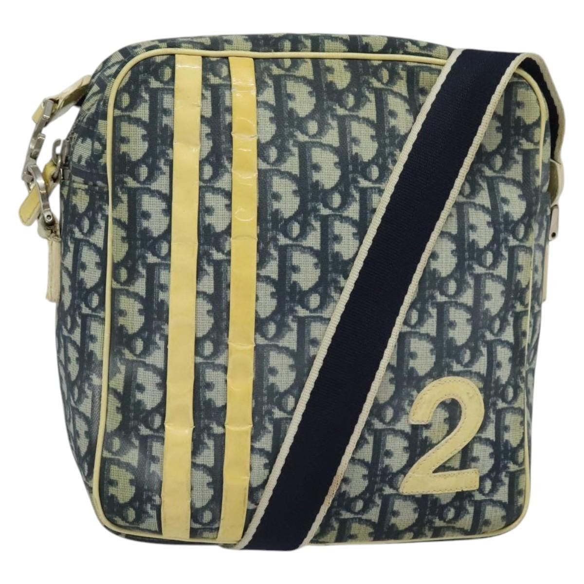 Dior DIOR Trotter Canvas Shoulder Bag Pvc Blue Silver Size ONE SIZE - 1 Thumbnail