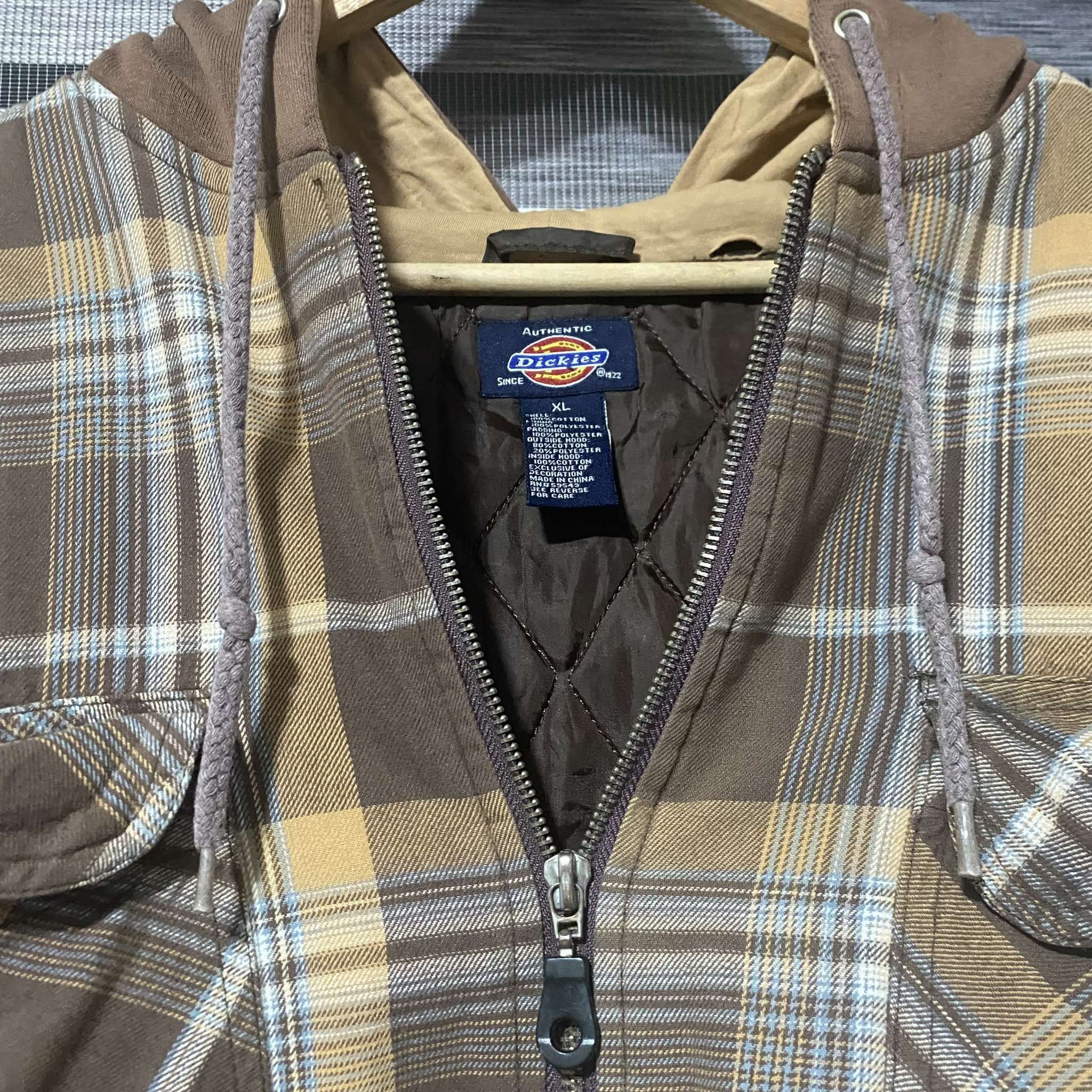 Dickies 2000s Dickies Workwear Plaid Flannel Jacket Size US XL / EU 56 / 4 - 5 Thumbnail