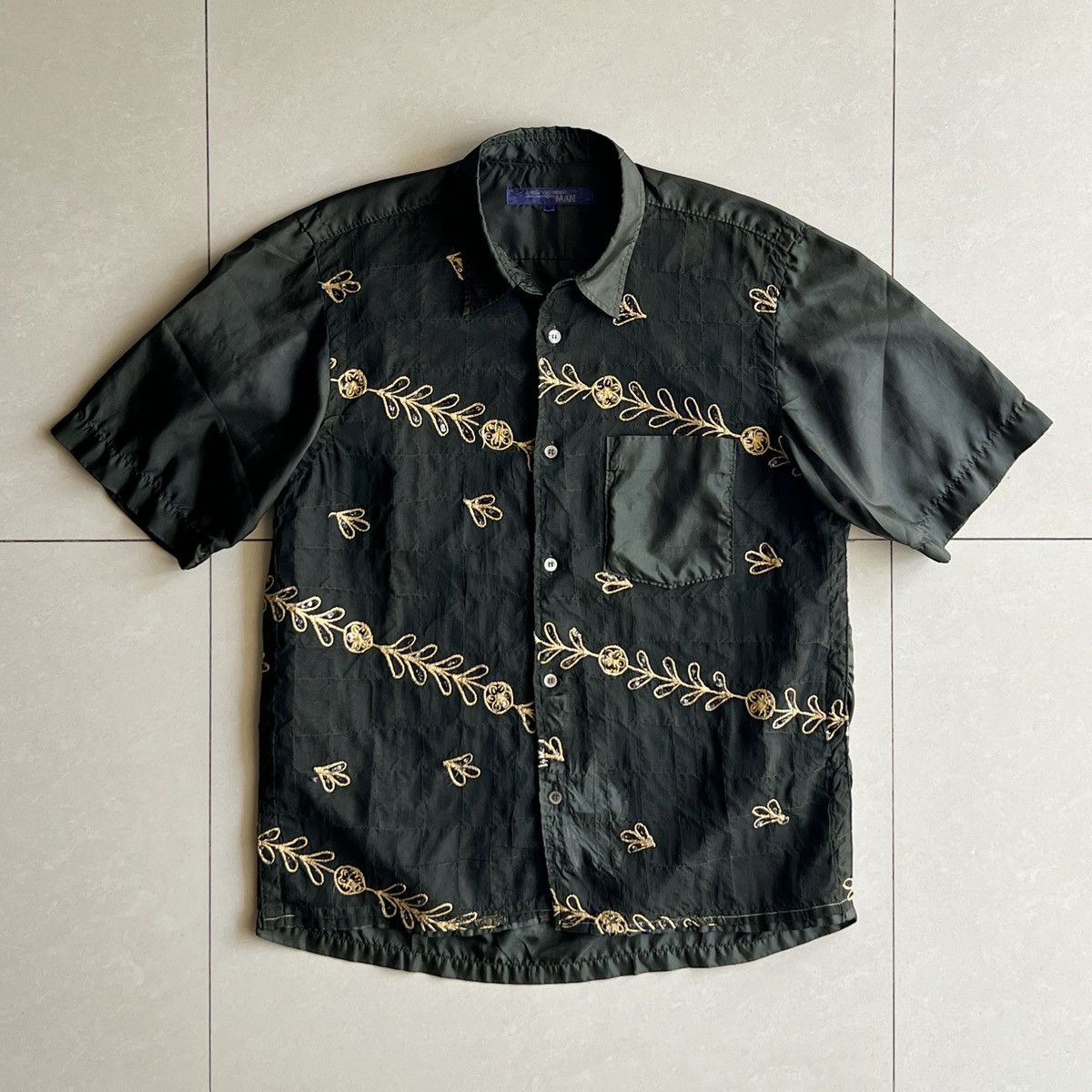 Junya Watanabe SS05 Junya Watanabe silk embroidered shirt Size US M / EU 48-50 / 2 - 3 Thumbnail