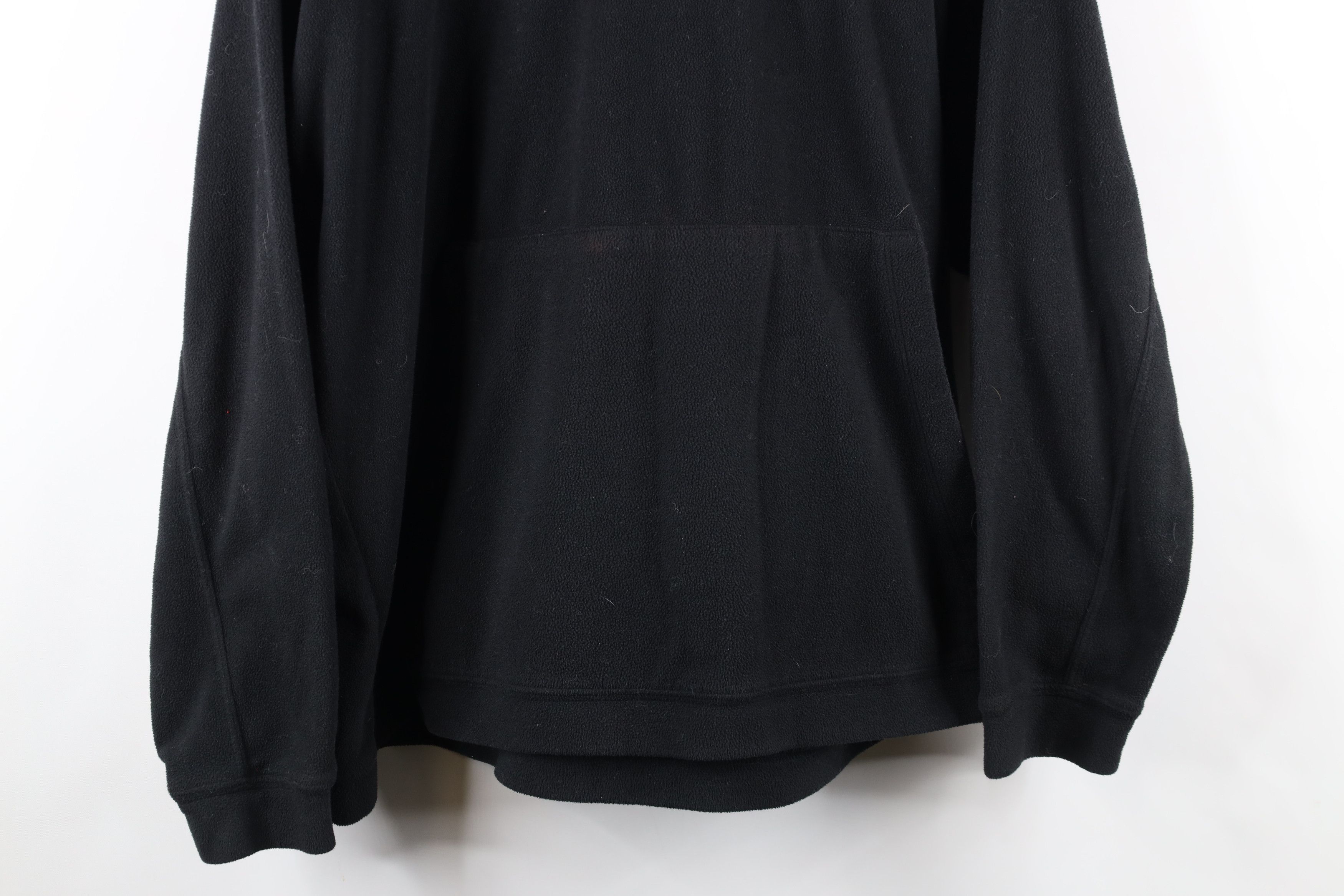 The North Face × Vintage Vintage 90s The North Face Spell Out Fleece Hoodie Black USA Size US L / EU 52-54 / 3 - 4 Thumbnail