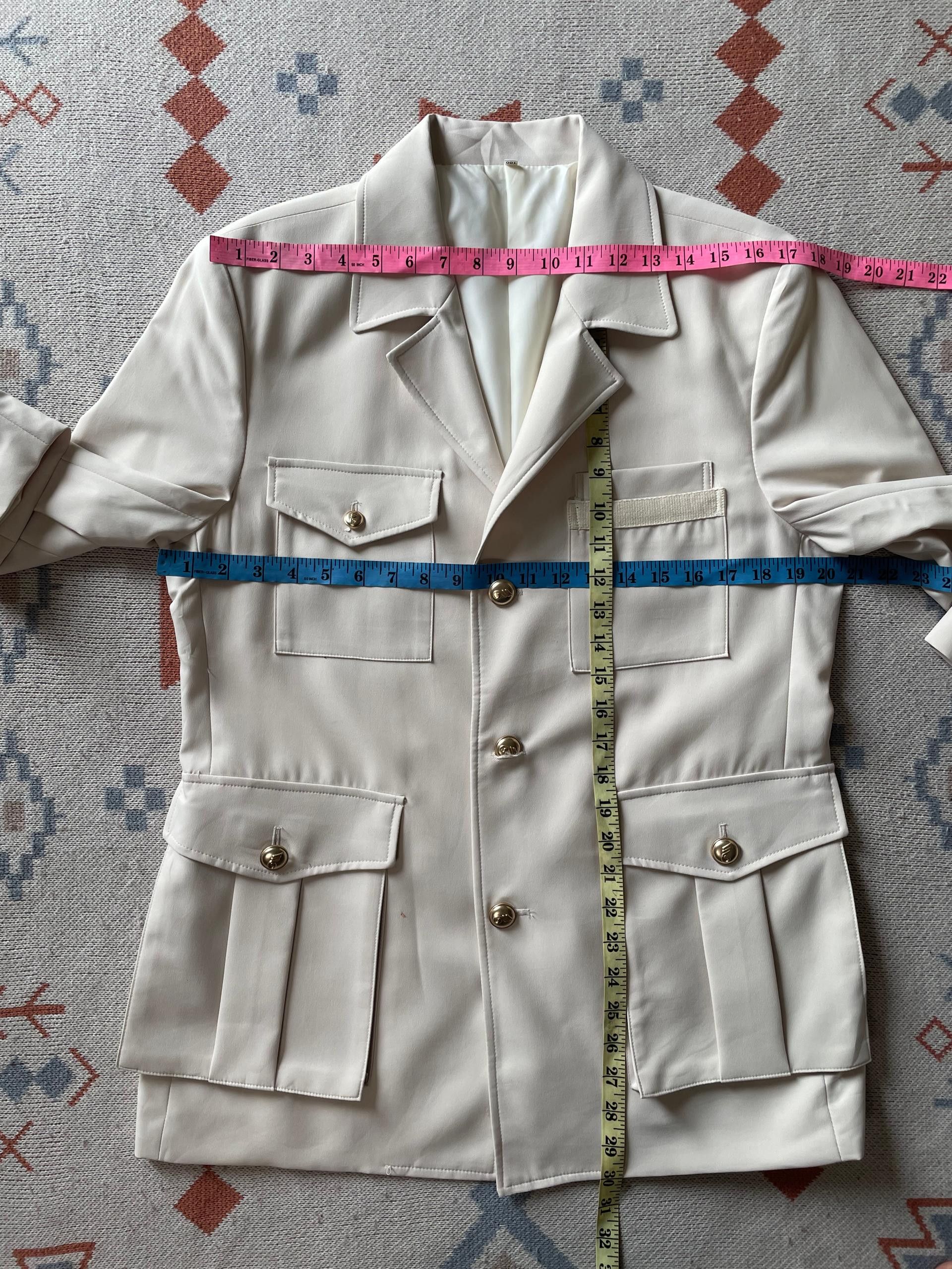 Japanese Brand × Vintage Designer Safari Jacket WOMENS Size L / US 10 / IT 46 - 8 Thumbnail