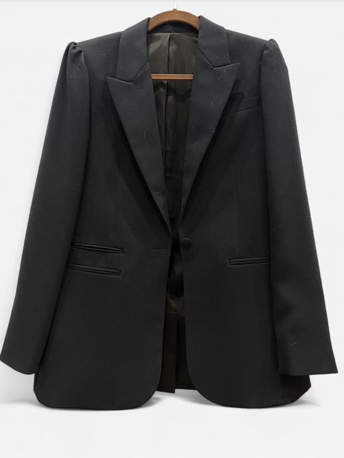 The Kooples The Kooples tailored wool blazer with puffed shoulders Size S / US 4 / IT 40 - 1 Thumbnail