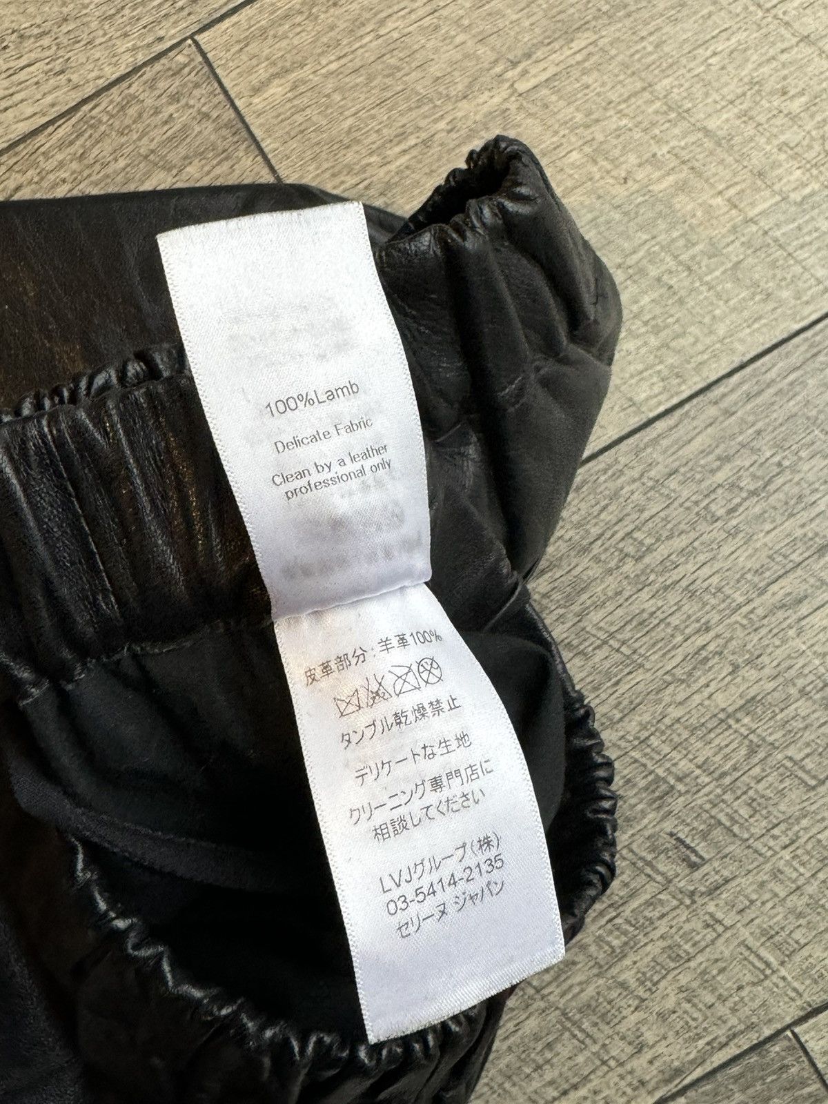 Celine Celine Black Lamb Leather Pants - Size 40 Size US 31 - 8 Thumbnail