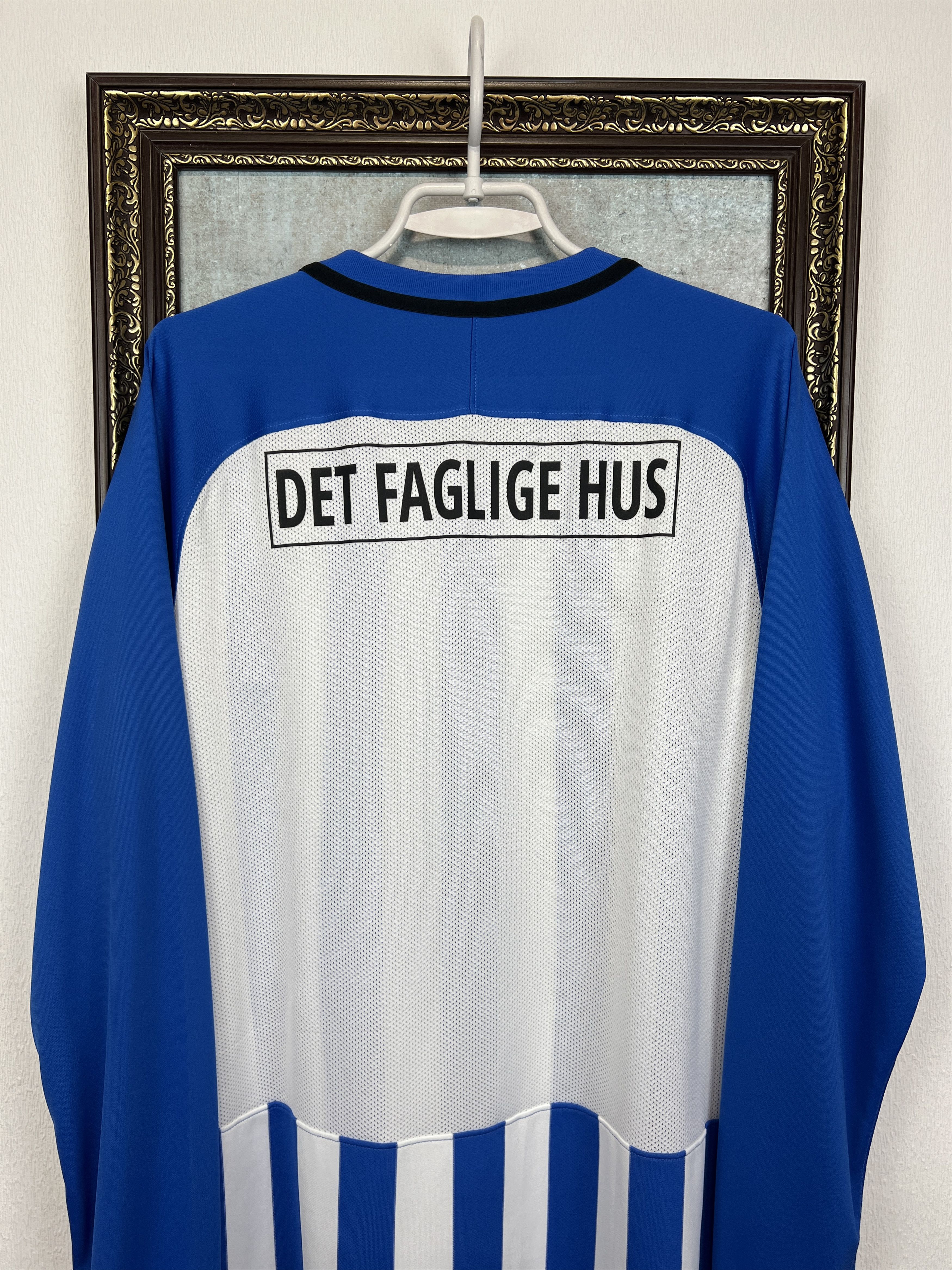 Nike Esbjerg Home football shirt Soccer Long Sleeve Jersey Trikot Size US XL / EU 56 / 4 - 9 Thumbnail