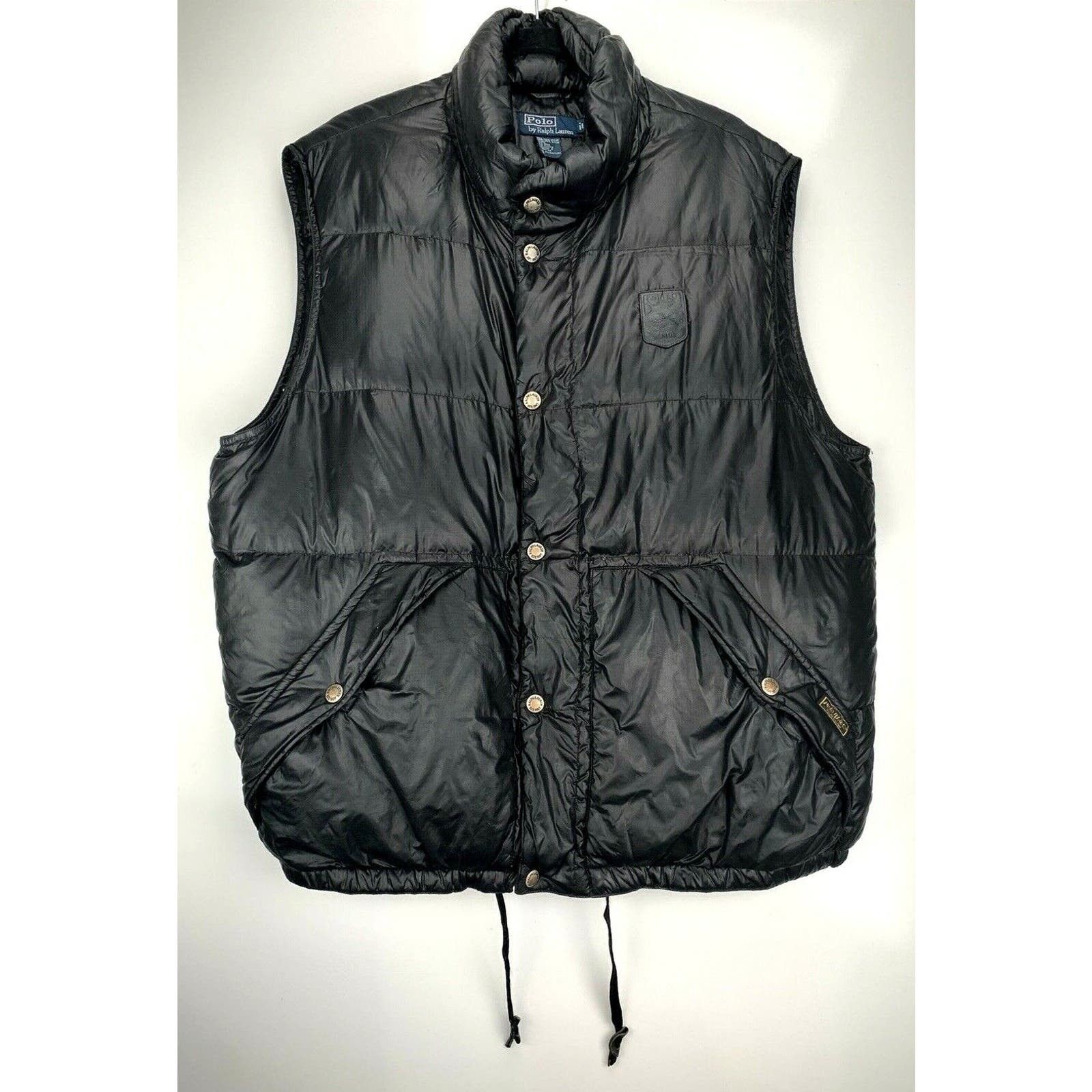 image of Polo Ralph Lauren Vintage Polo By Ralph Laurent Down Puffer Vest Size XL Black, Men's