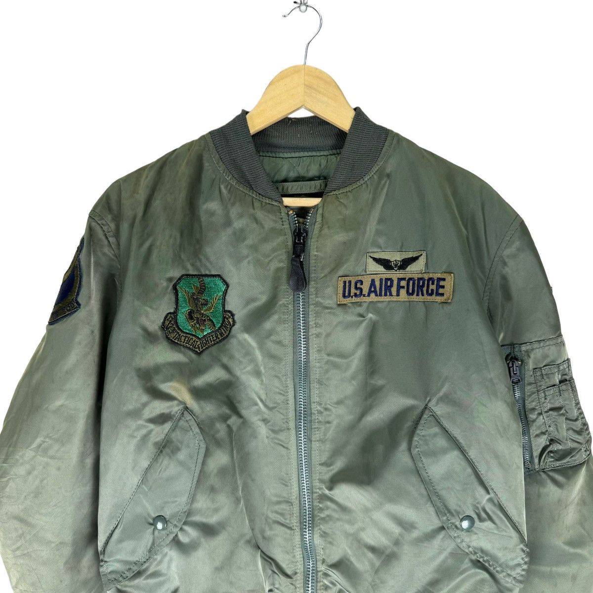 Alpha Industries ☀️ALPHA INDUSTRIES MA-1 FLYER BOMBER RIOT JACKET Size US L / EU 52-54 / 3 - 2 Thumbnail