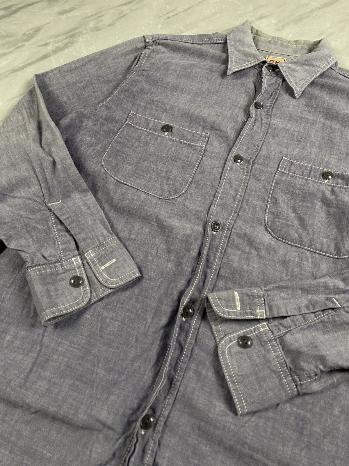 Full Count & Co. Vintage Full Count Co Western Workshirts Size US L / EU 52-54 / 3 - 3 Thumbnail