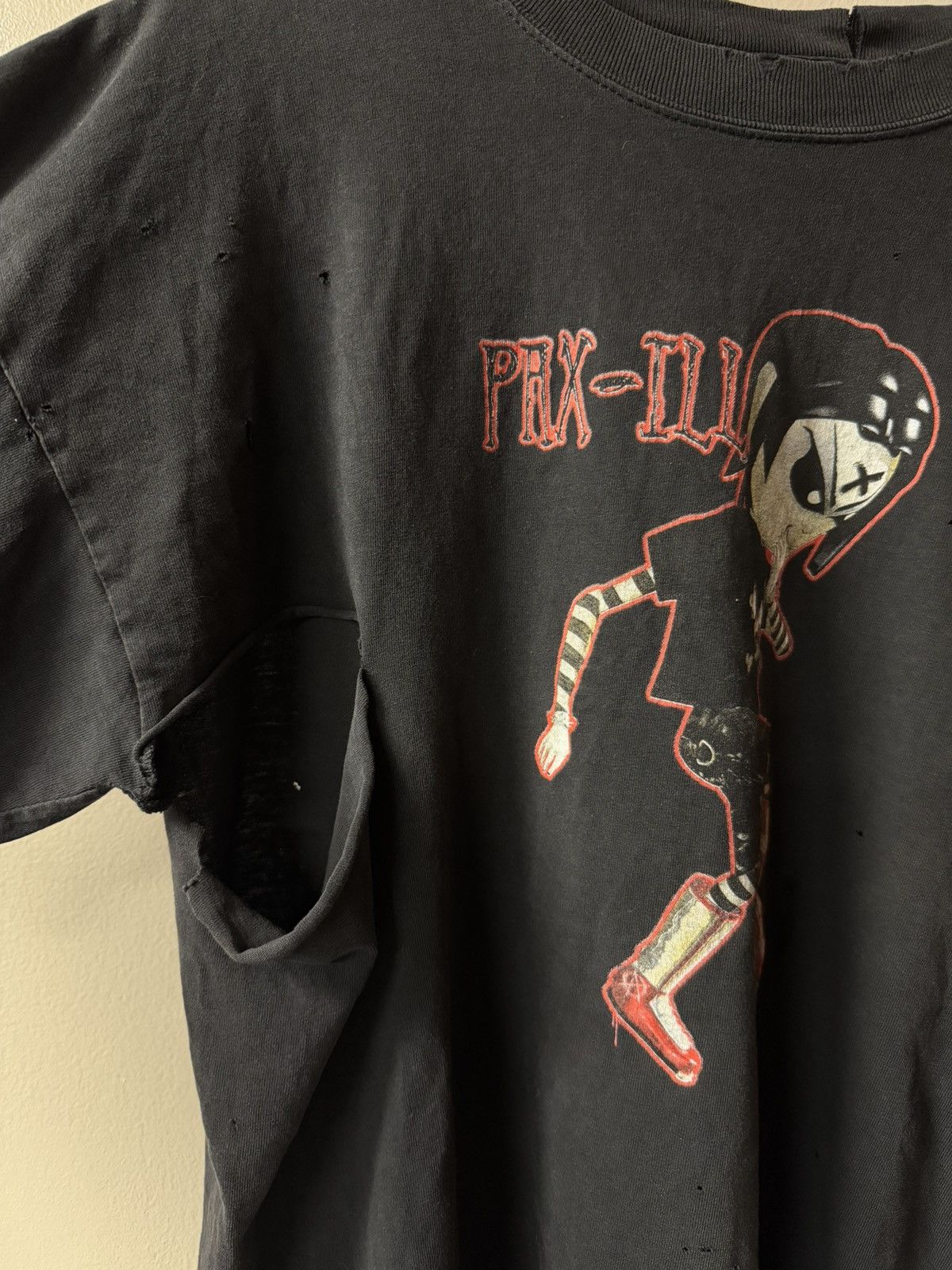 Vintage Vintage 2000s Pax-Ill Faded & Thrashed Tee Size US XL / EU 56 / 4 - 3 Thumbnail