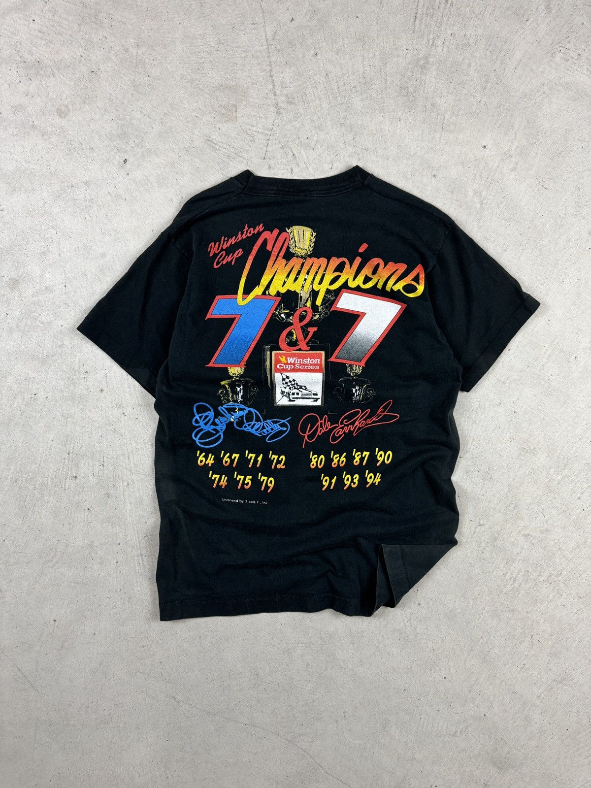 NASCAR 1990s NASCAR Petty vs Earnhardt Tee Size US M / EU 48-50 / 2 - 7 Thumbnail