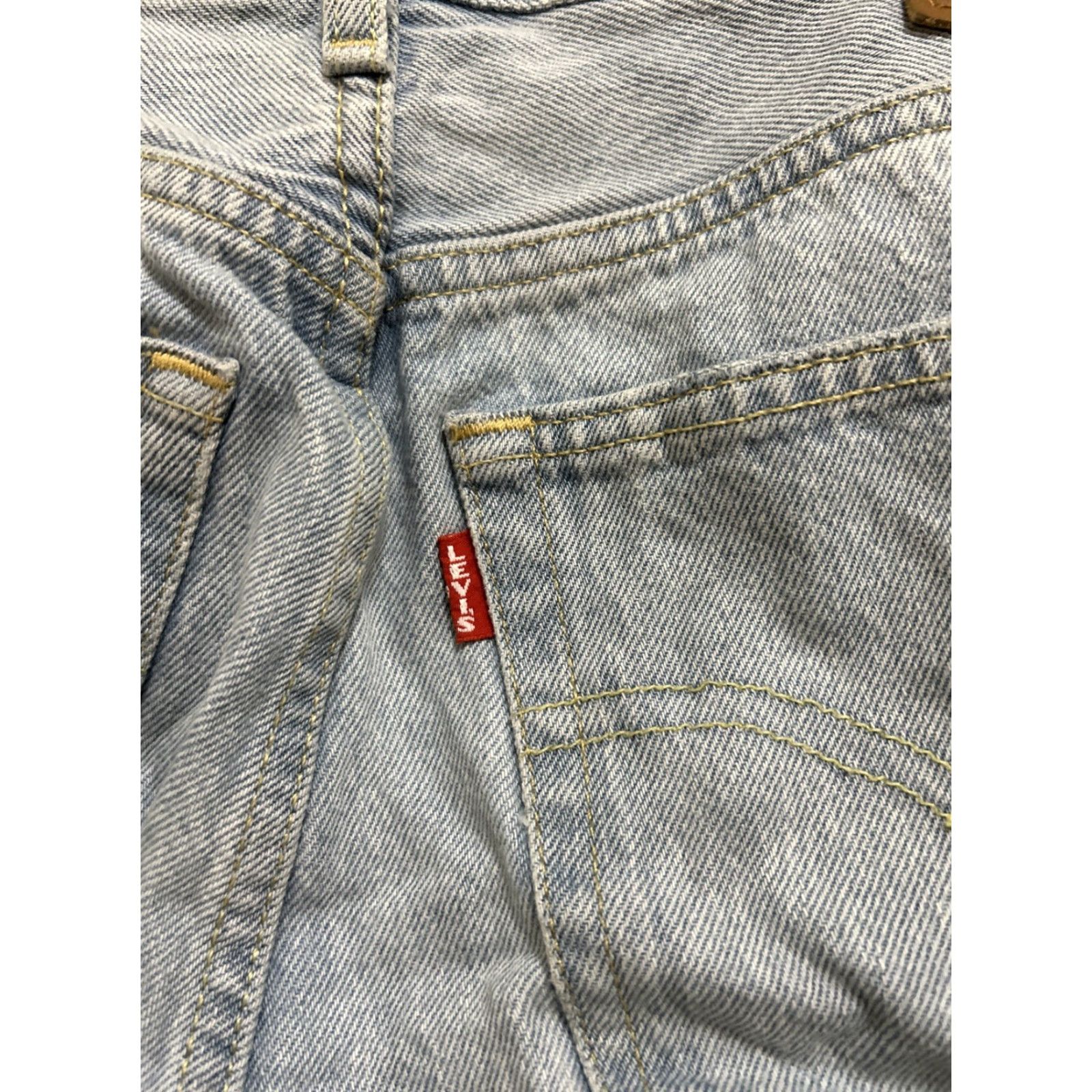 Levi's Levi's 501 Premium ‘81 Jeans Womens 29x31 Light Wash Denim Button Fly Straight 5-Pocket Regular Fit Mens Womens Boys Girls Size 29" - 7 Thumbnail