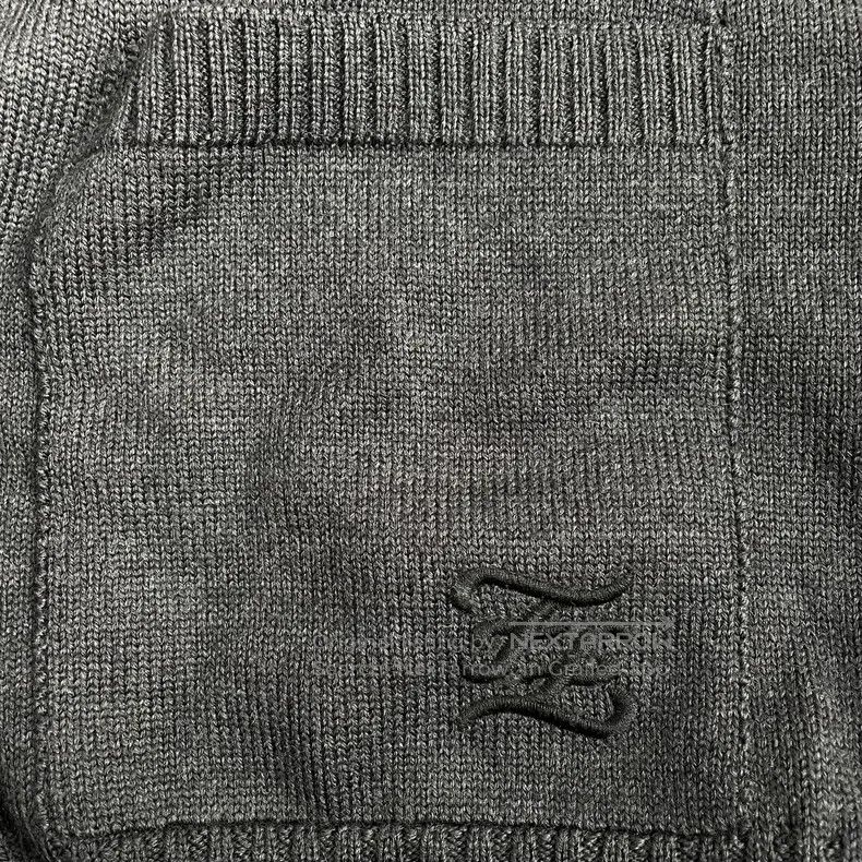 Fendi Fendi Charcoal gray cashmere V-neck cardigan sweater Size XXS / US 00 / IT 34 - 3 Thumbnail