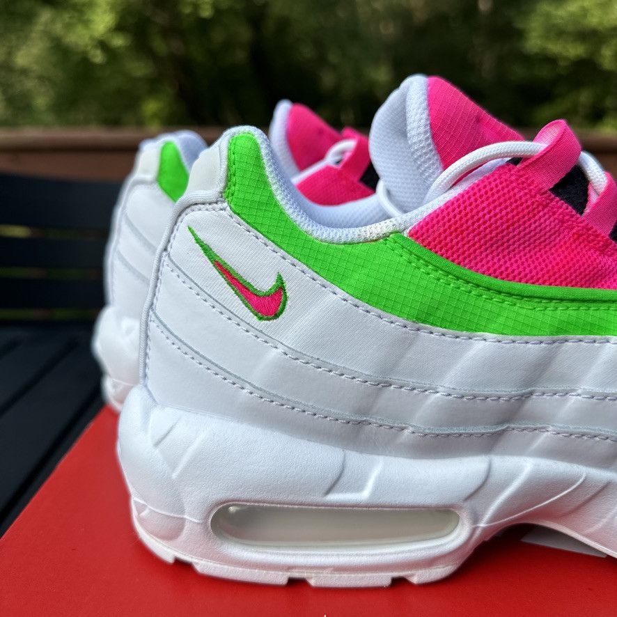 Nike Nike Air Max 95 Custom Watermelon - Pink/Green/White Size 10 Size US 10 / EU 43 - 15 Thumbnail