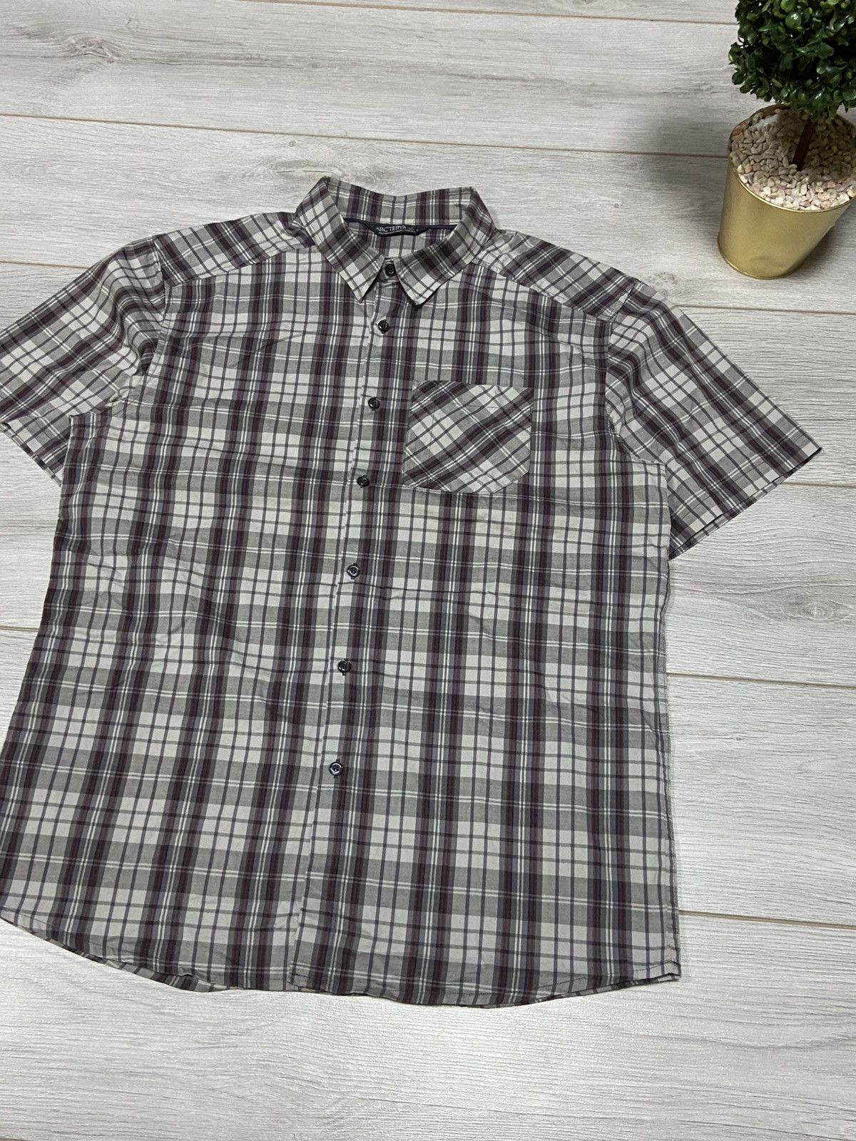 Other Arcteryx bird mesh check bird shirt buttons up with pockets Size US L / EU 52-54 / 3 - 4 Thumbnail