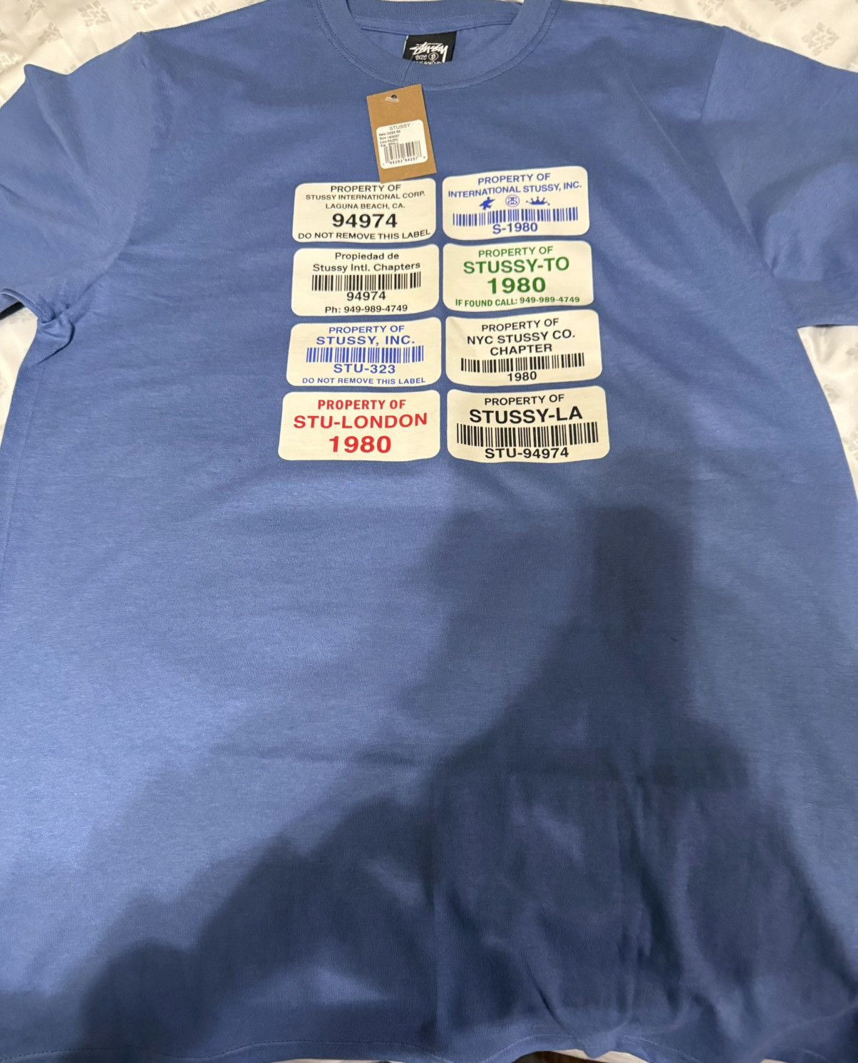 Stussy Stussy codes tee Size US S / EU 44-46 / 1 - 1 Thumbnail