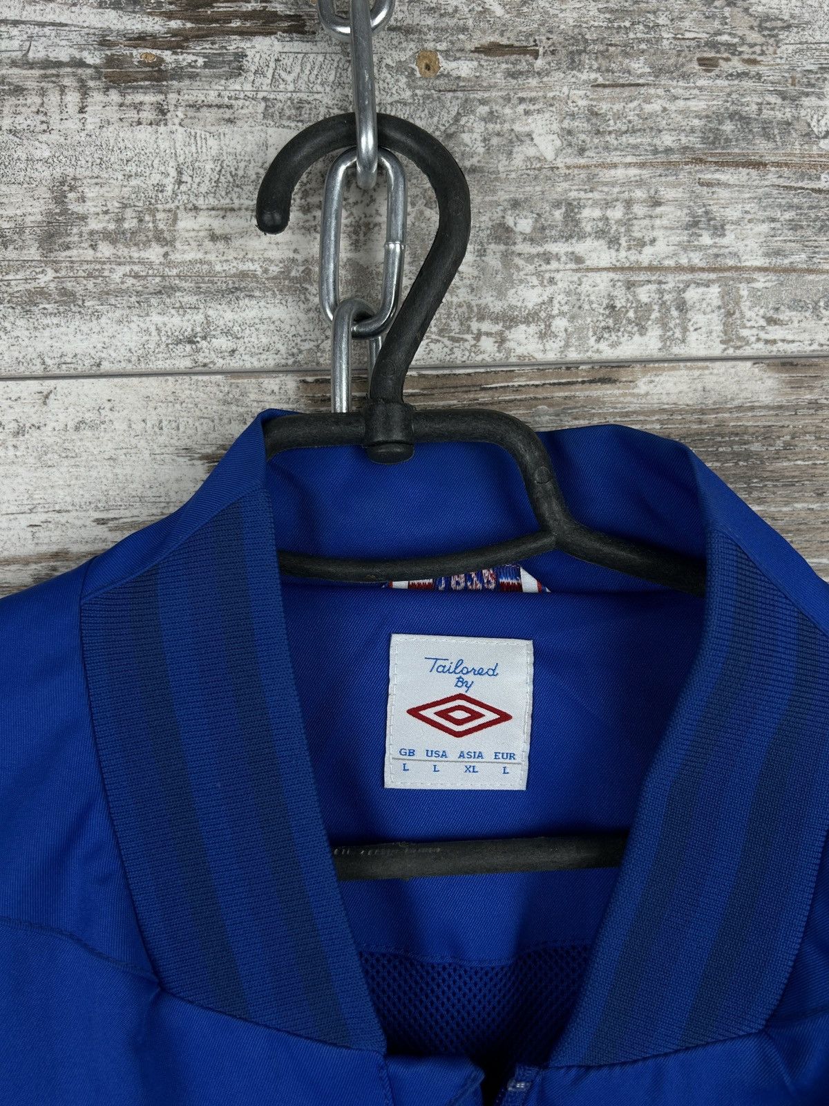 Umbro Mens Vintage Umbro Rangers Football Club Jacket home away Size US L / EU 52-54 / 3 - 5 Thumbnail