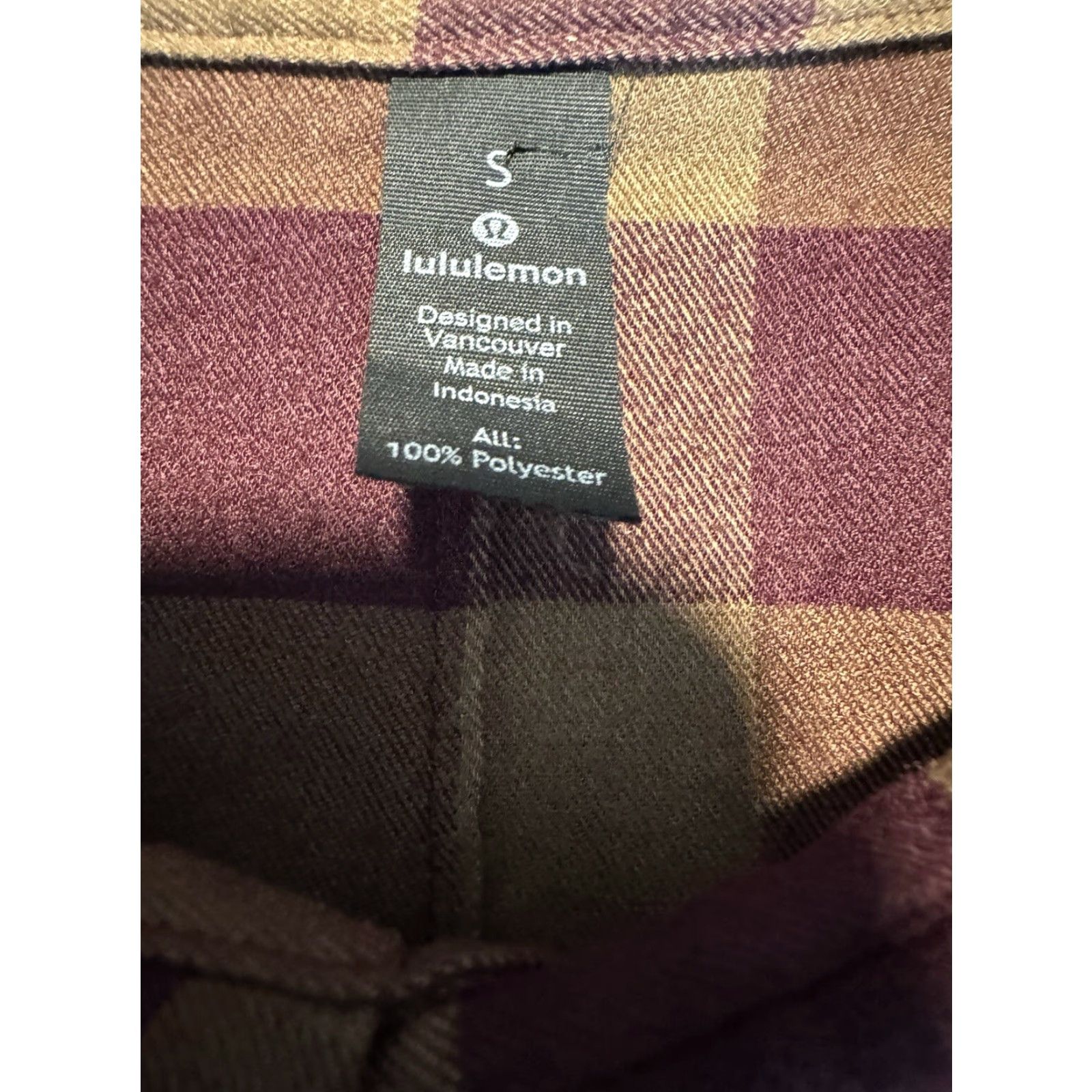 Lululemon Lululemon Shirt Men's S Long Sleeve Button-Up Flannel Mason Peaks Multicolor Plaid Casual Basketball Beach Golf Holiday Fall Spring Summer Shirts Mens Size US S / EU 44-46 / 1 - 6 Thumbnail