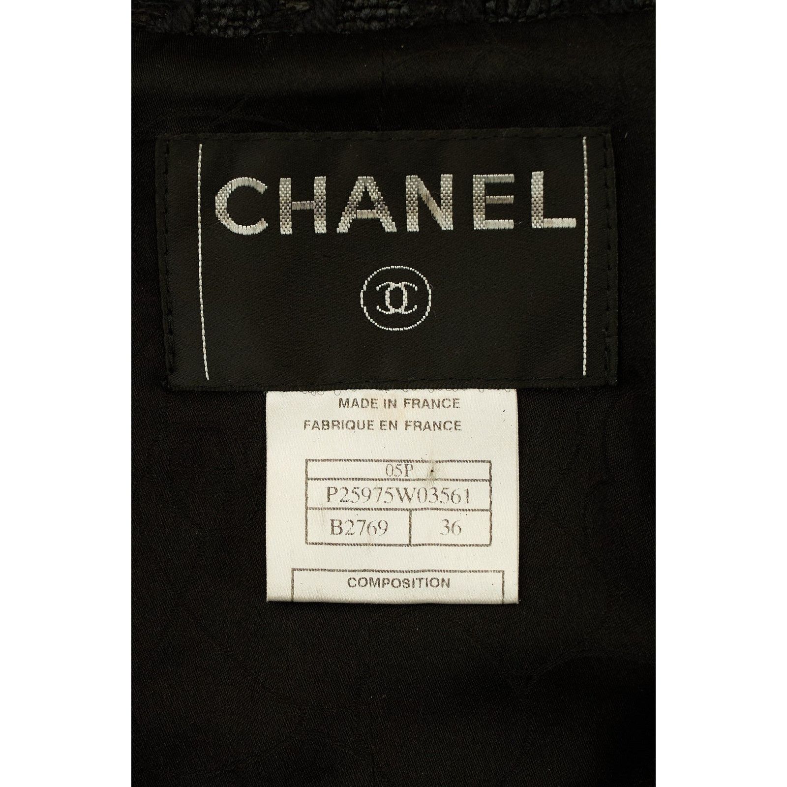 Chanel S/S 2005 Tweed Blazer Jacket Size XS / US 0-2 / IT 36-38 - 4 Thumbnail