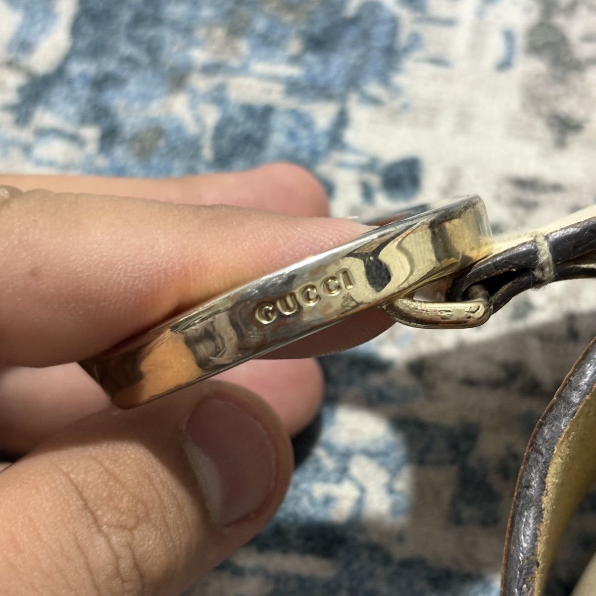 Gucci Vintage Gucci womens leather belt Size ONE SIZE - 3 Thumbnail