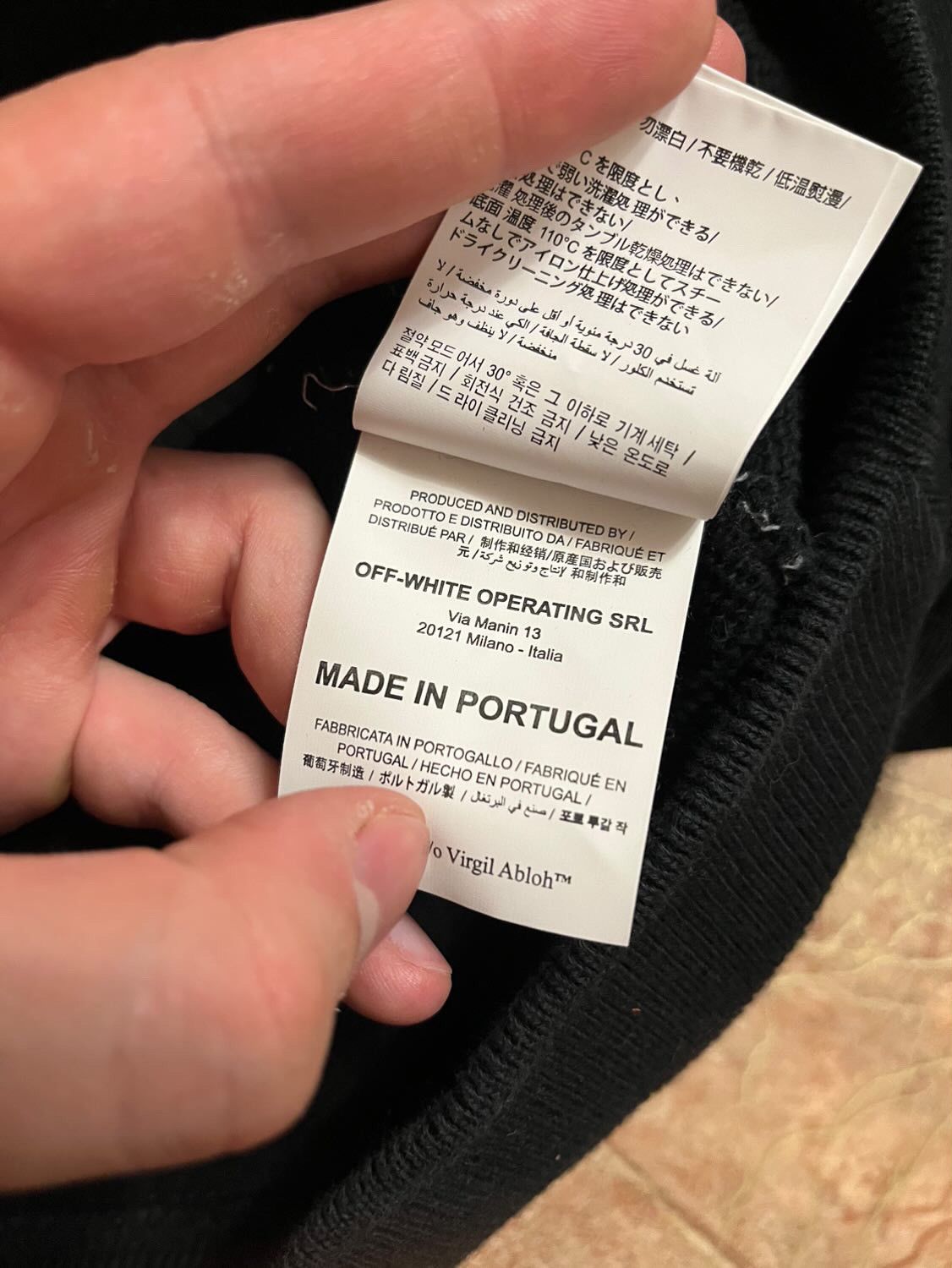 Off-White Off White Virgil Cross Arrows Black Hoodie Big Logo Size US XL / EU 56 / 4 - 7 Thumbnail
