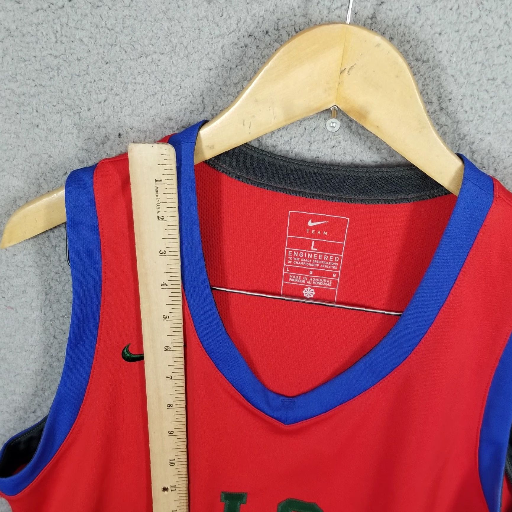 Nike Nike Basketball Jersey Women Large Red Elite Dn5278 Bounce Sewn LG Size L / US 10 / IT 46 - 4 Thumbnail