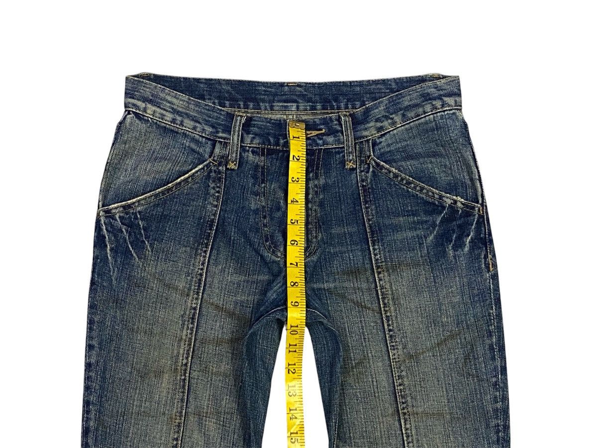 Tornado Mart 💃Tornado Mart Mud Wash Backlace Flared Jeans Size US 30 / EU 46 - 15 Thumbnail