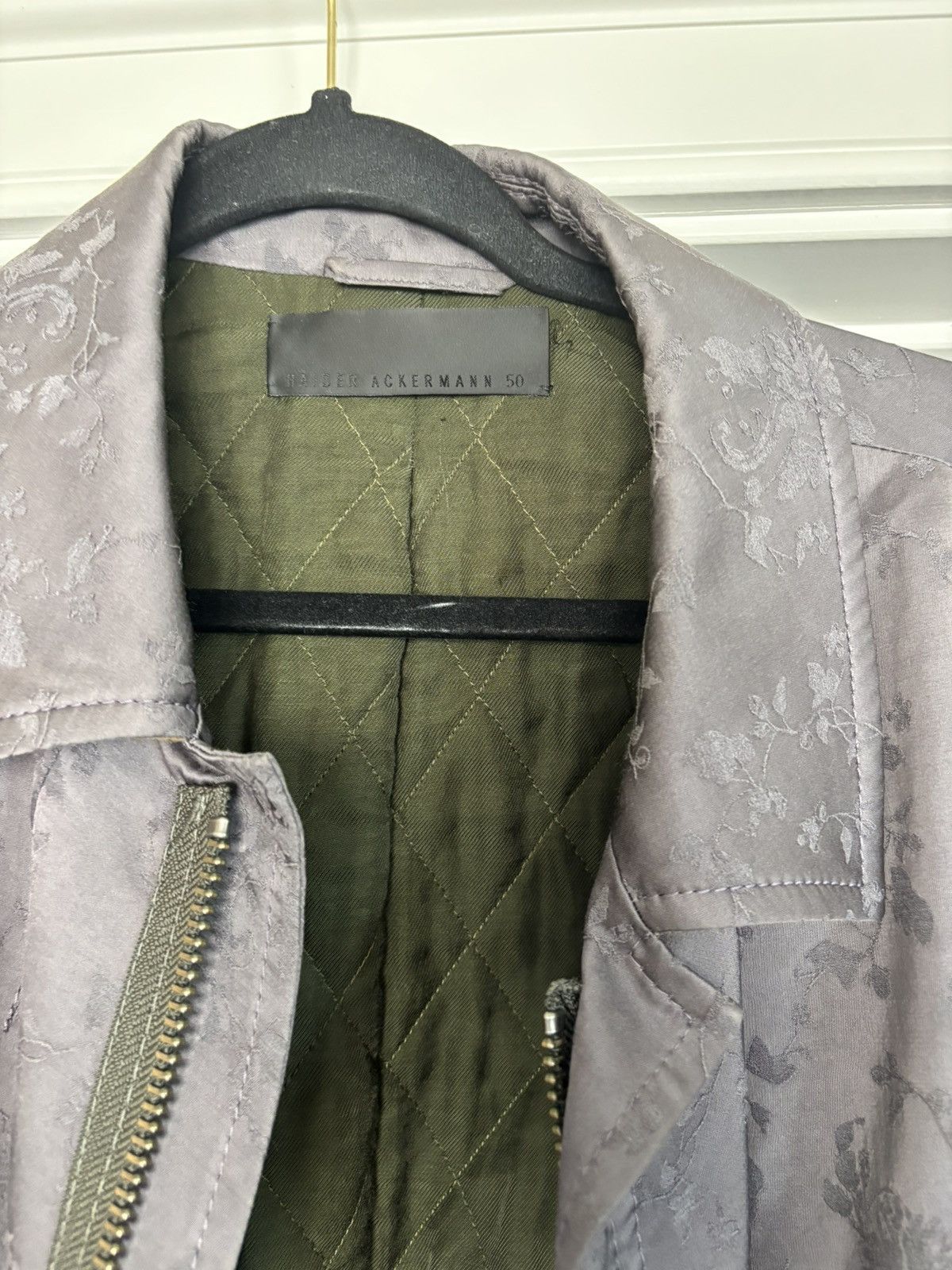 Haider Ackermann Haider Ackermann FW18 Purple Floral Bomber Size US L / EU 52-54 / 3 - 3 Thumbnail