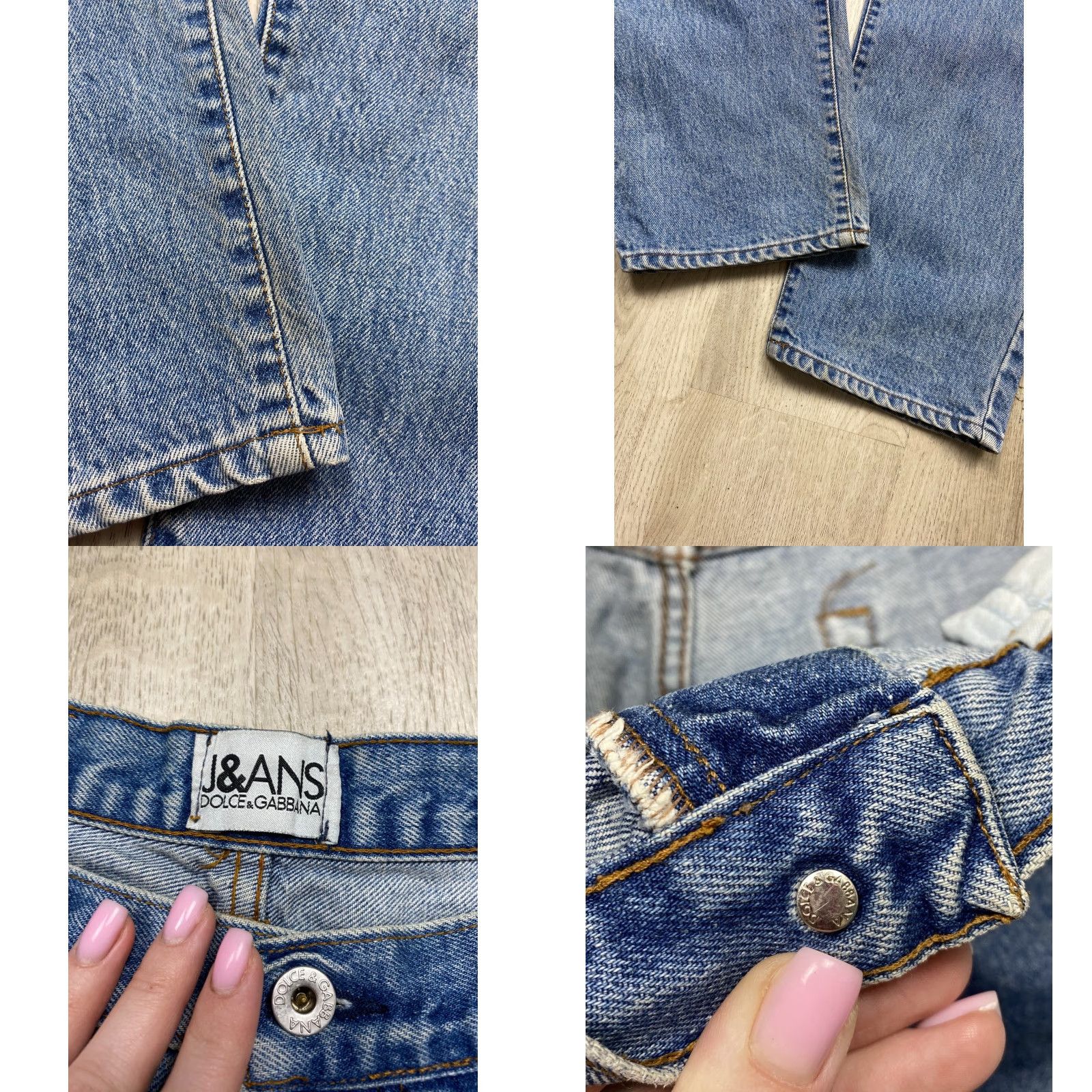 Dolce & Gabbana Dolce&Gabbana Jeans Mens 34 Denim Distressed 90s Vintage Size 34 Blue Straight Regular XS-XL Size US 34 / EU 50 - 8 Thumbnail