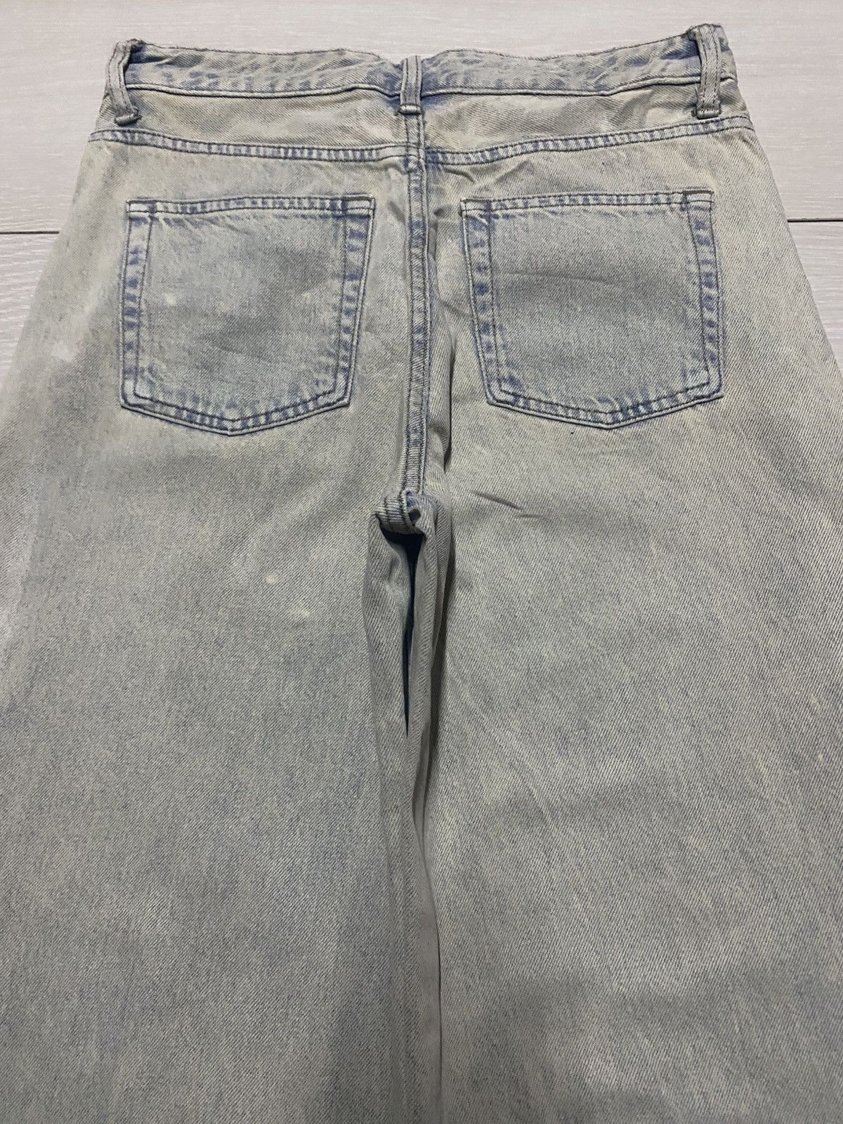 GU Vintage gu denim distressed Baggy Jeans Size US 29 - 4 Thumbnail