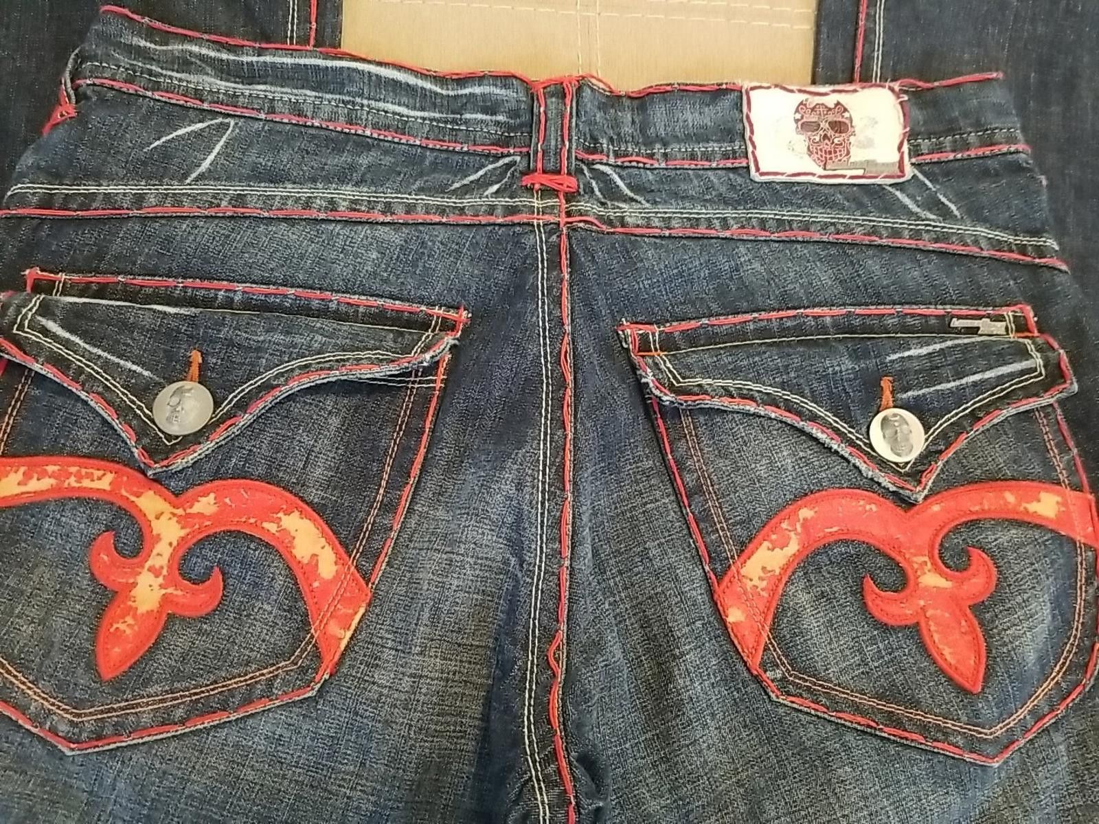 Other Laguna Beach Jeans Men's 36x34 Denim Red Stitch Made In USA Size US 36 / EU 52 - 5 Thumbnail