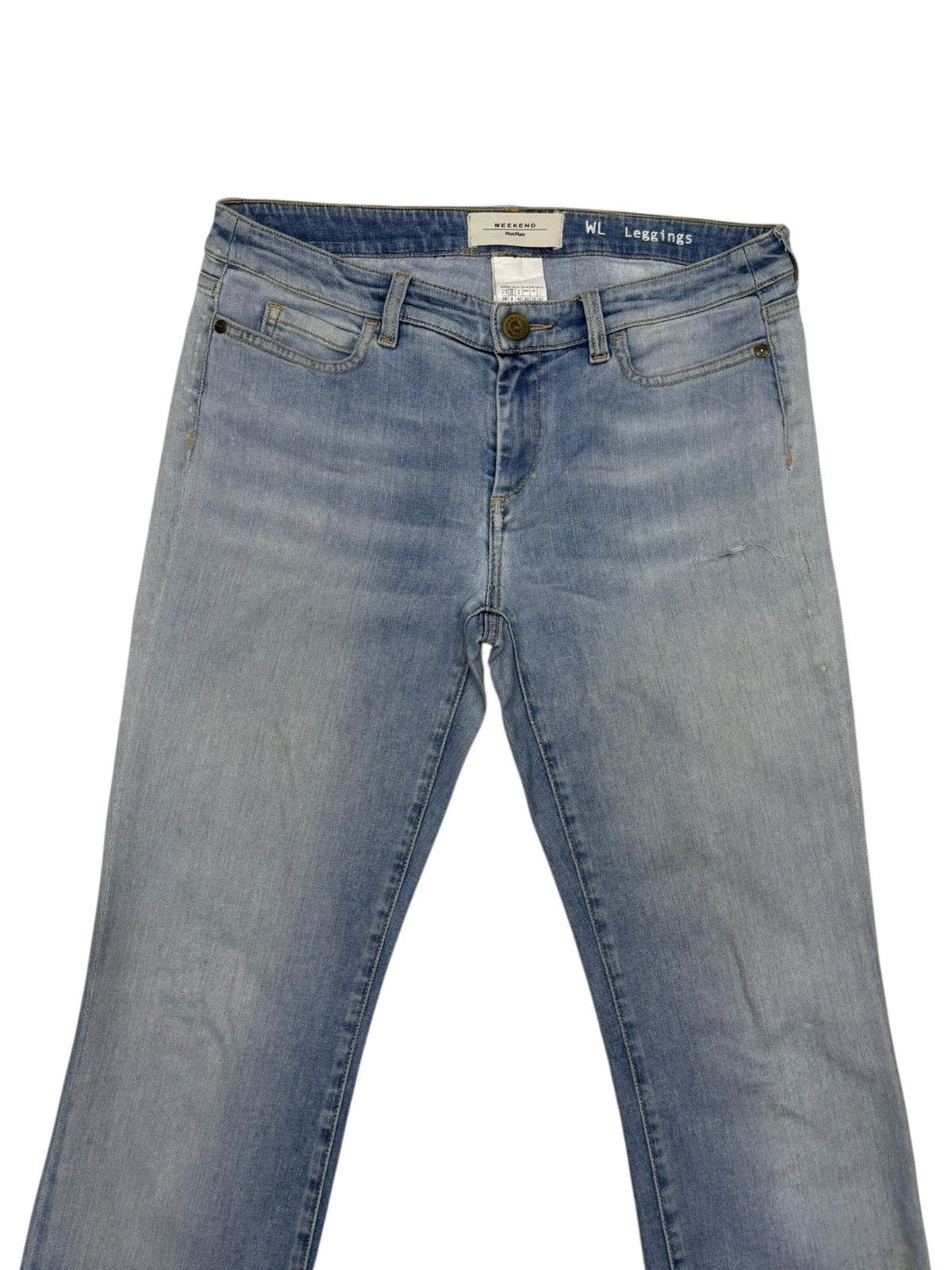 Max Mara MAX MARA WEEKEND DISTRESSED DENIM JEANS Size 30" / US 8 / IT 44 - 5 Thumbnail