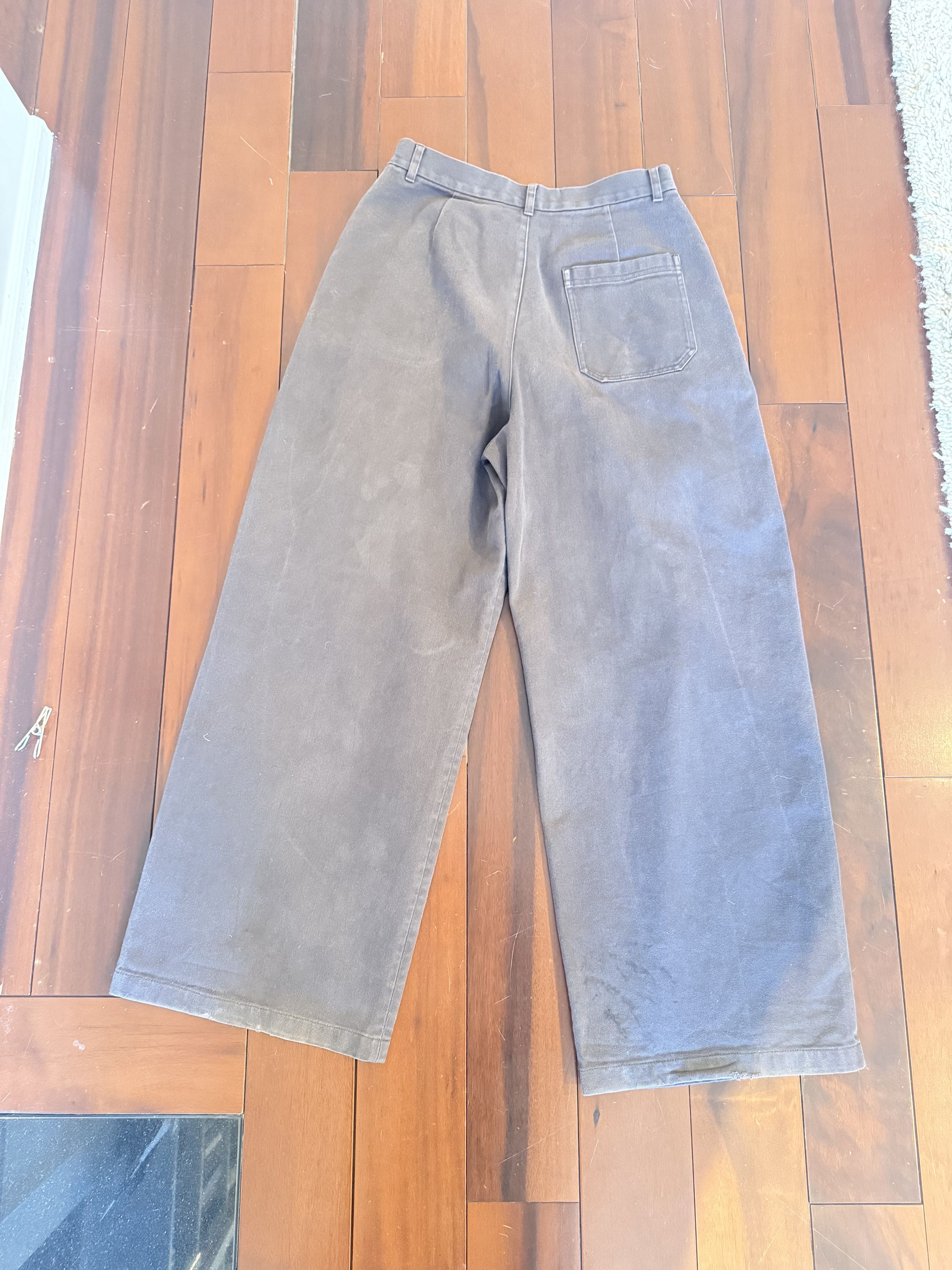Acne Studios Acne Studios Brown Wide Leg FN-MN-TROU000963 Size US 30 / EU 46 - 4 Thumbnail