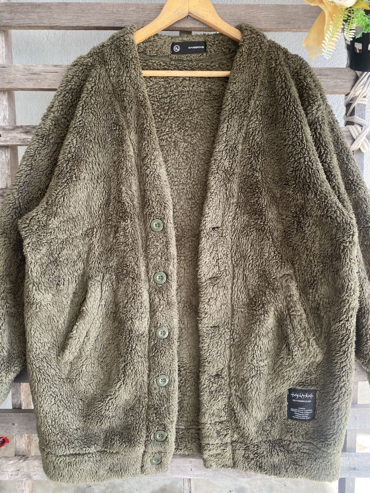 GU × Undercover 🔥 Oversizes 🔥 GU X Undercover Sherpa Fleece Jacket Size US M / EU 48-50 / 2 - 2 Thumbnail
