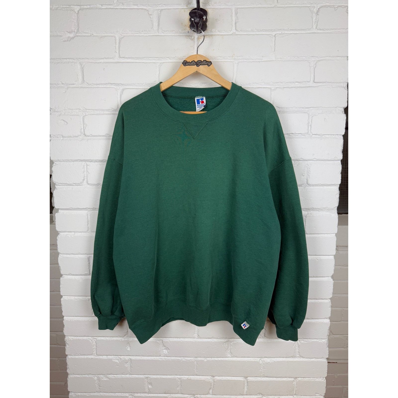 Vintage Vintage 90s Russell Athletic Size XXL Forrest Green Size US XXL / EU 58 / 5 - 1 Thumbnail
