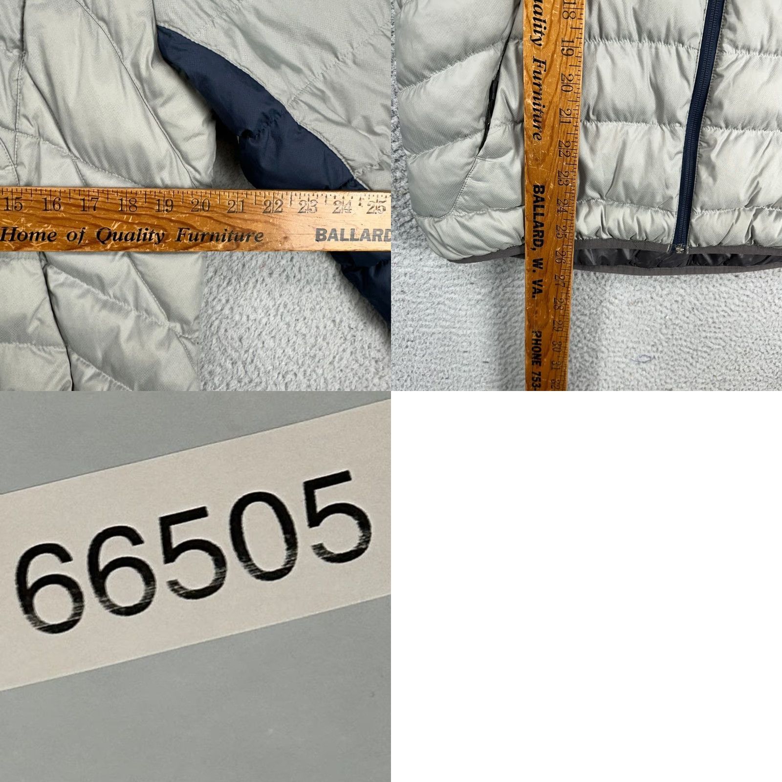 Spyder Spyder Puffer Jacket Mens Medium Silver Grey Blue Full Zip Pockets Quilted Winter Outdoor Jacket Size US M / EU 48-50 / 2 - 9 Thumbnail