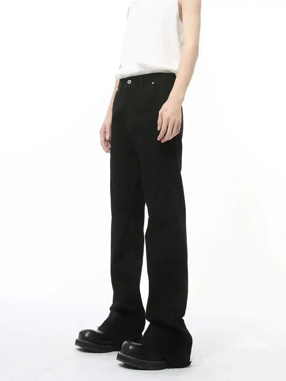 Japanese Brand Retro loose fringe micro flared jeans Size US 32 / EU 48 - 1 Thumbnail