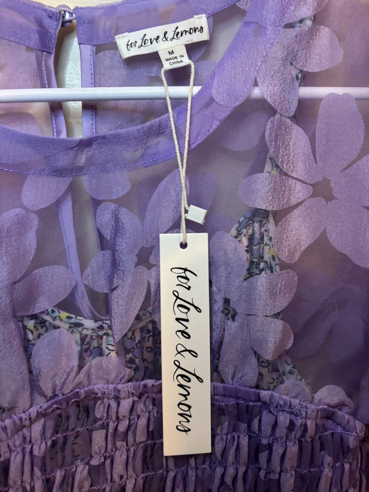 For Love & Lemons NWT Ariandre Mini Dress Size M / US 6-8 / IT 42-44 - 6 Thumbnail