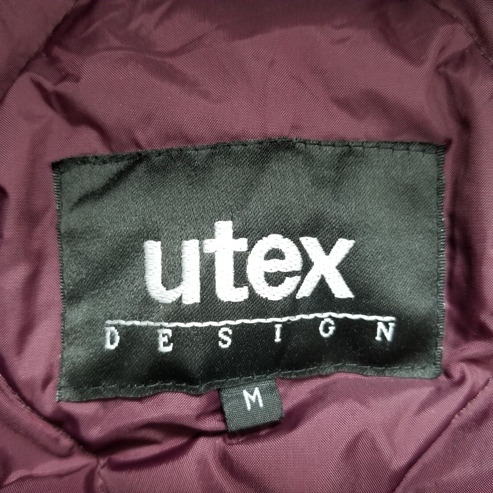 Other Utex Design Puffer Jacket Womens Medium Full Zip Hooded Size M / US 6-8 / IT 42-44 - 6 Thumbnail